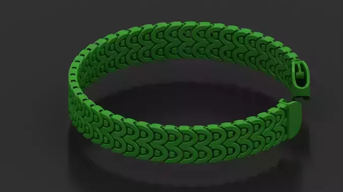 10mm 2 Line Oval Cuban Bracelet Spiral Type for All Metal