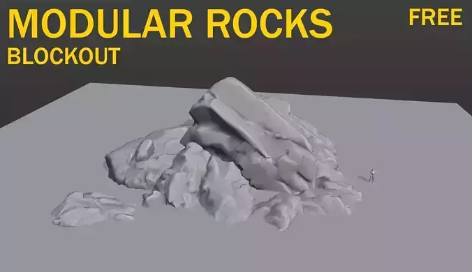 Modular Rocks - Blockout mesh