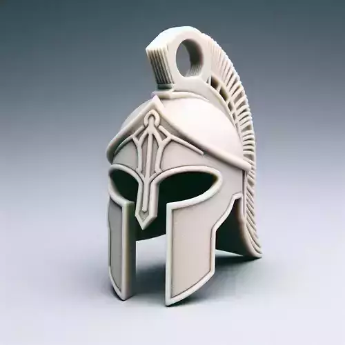 Spartan Greek Corinthian Helmet 3D print model