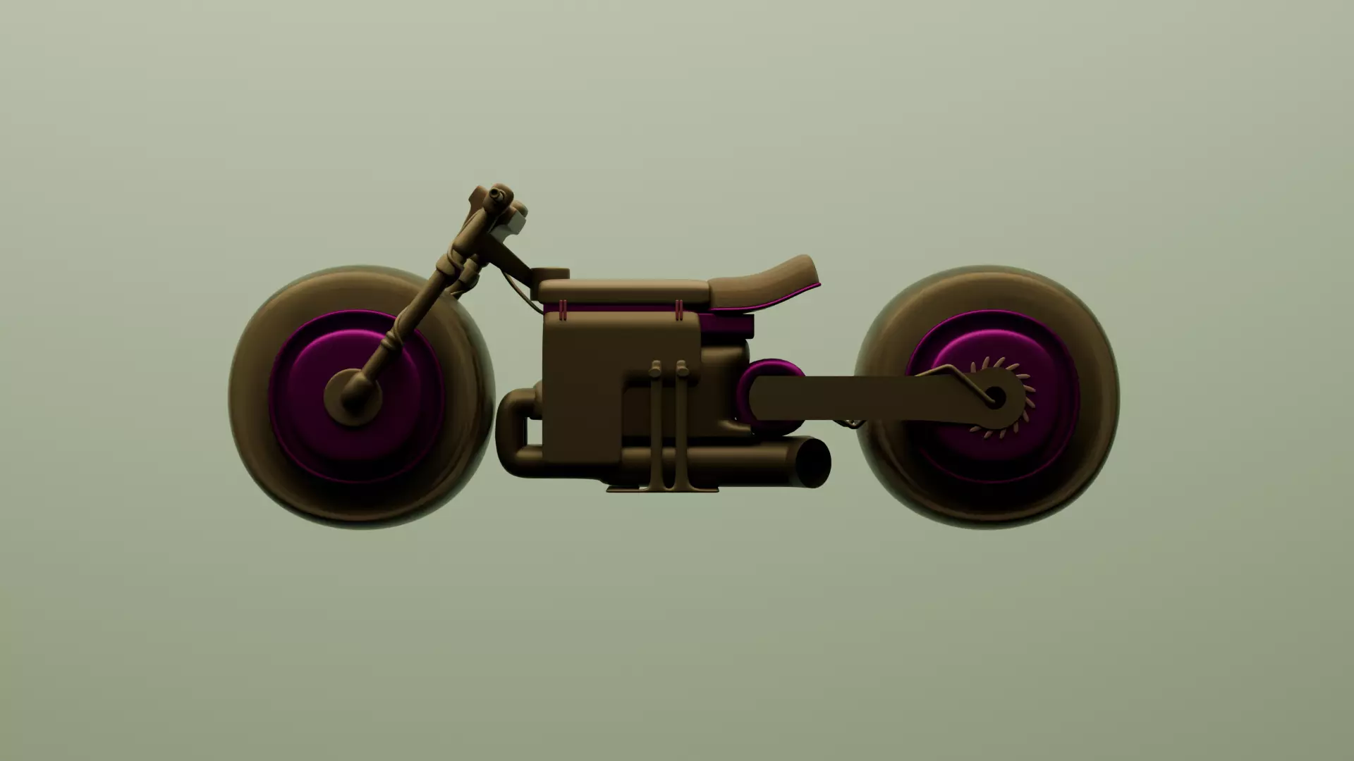 Custom Bike 3D model_0