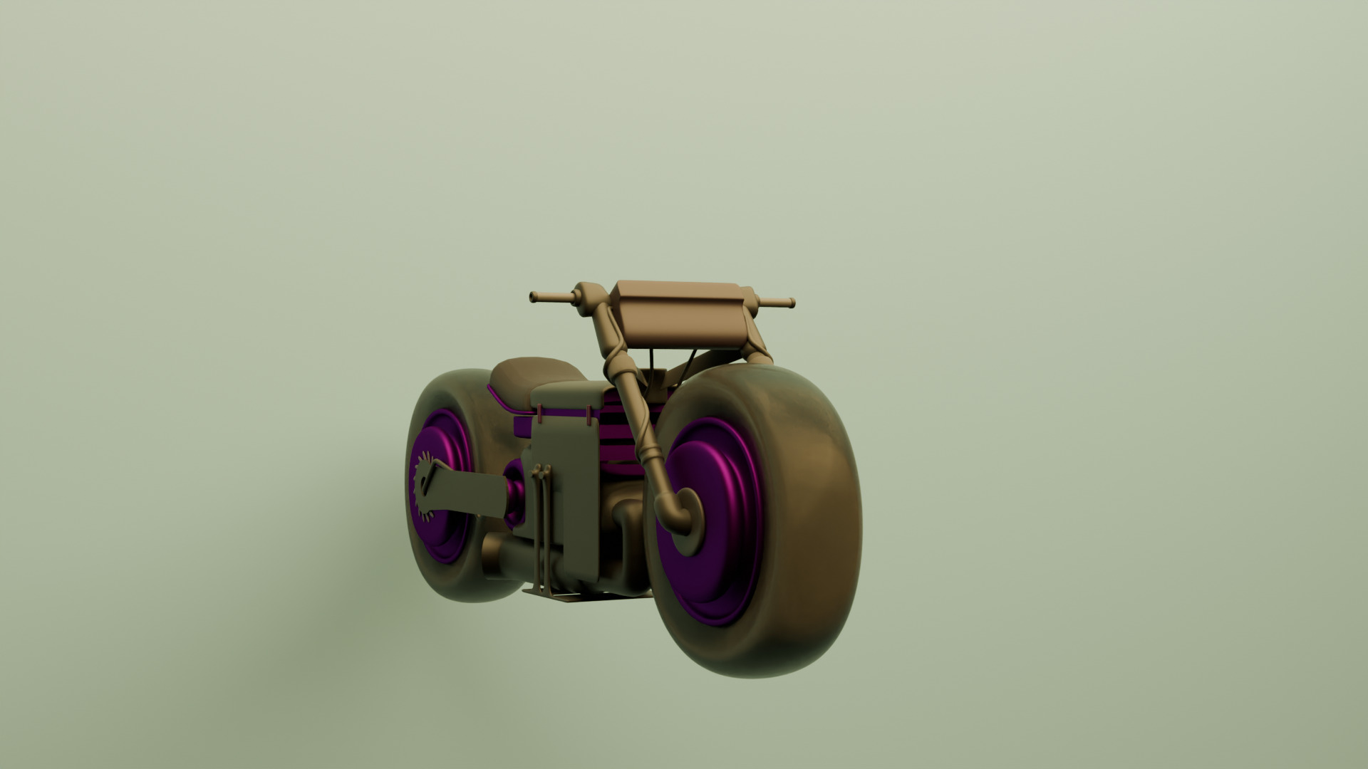Custom Bike 3D model_4