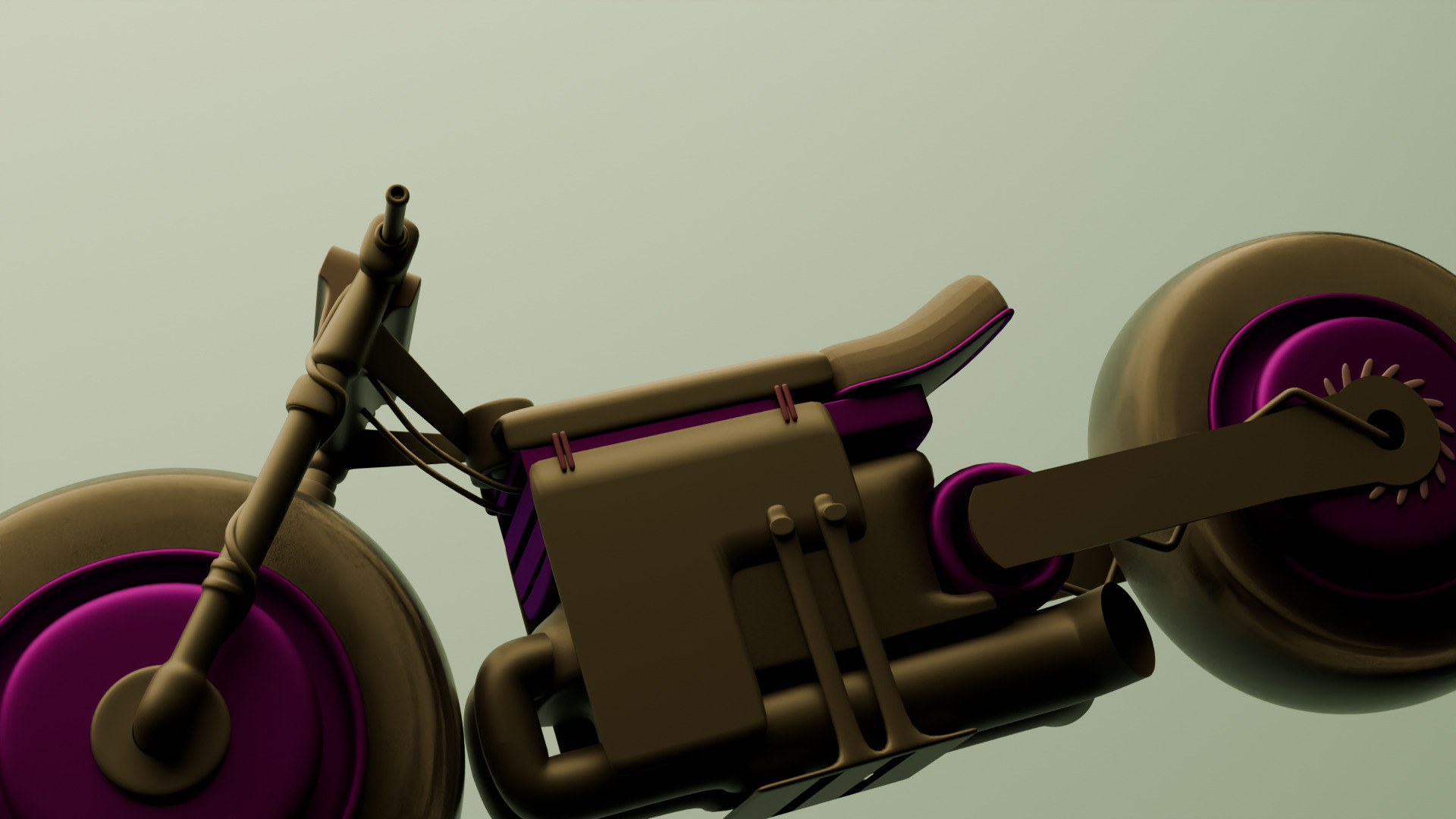 Custom Bike 3D model_3