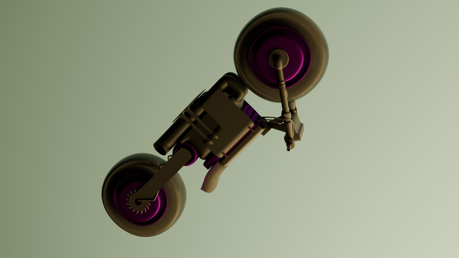 Custom Bike 3D model_2