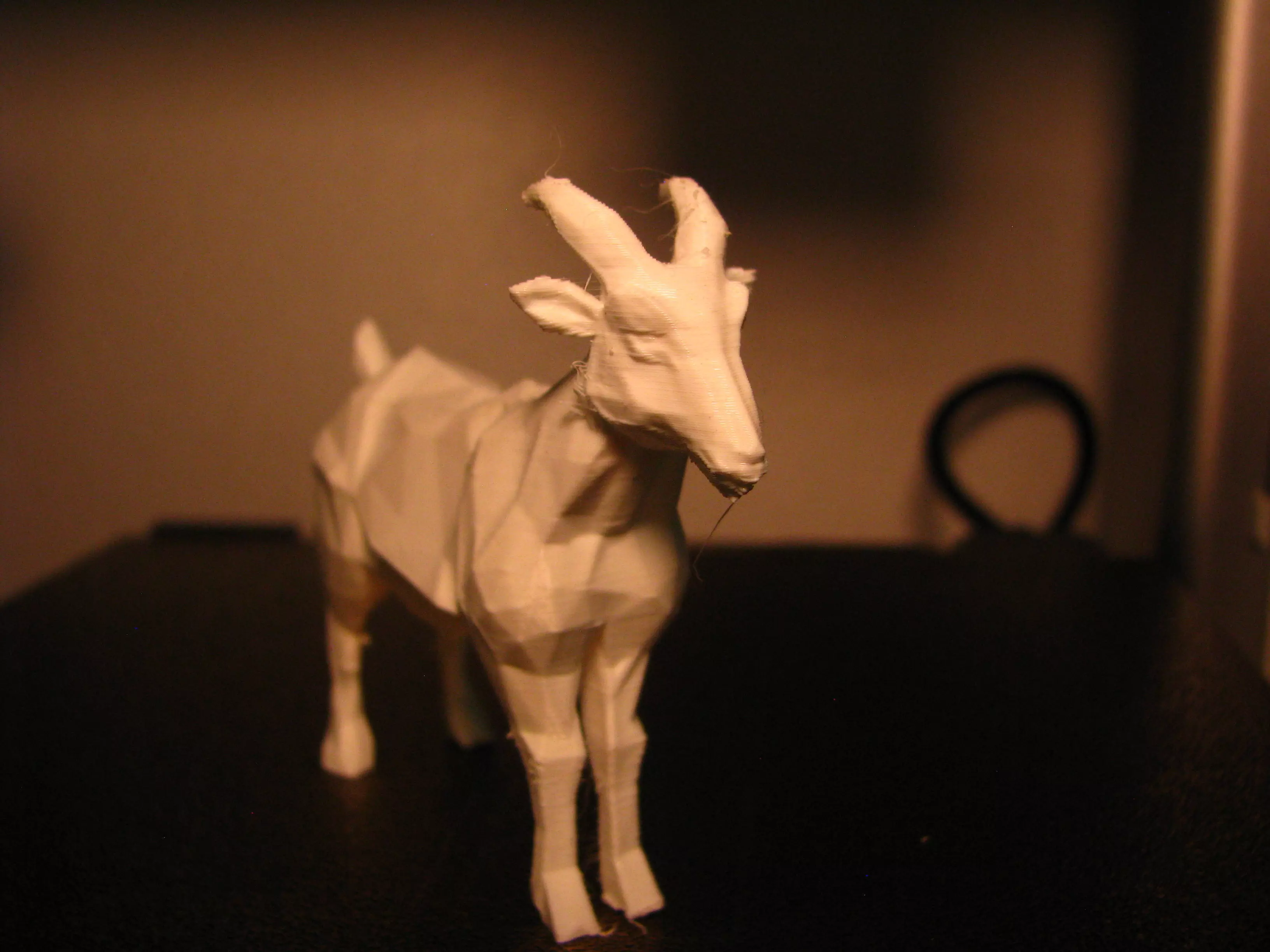 Goat Low Poly 3D print model_0