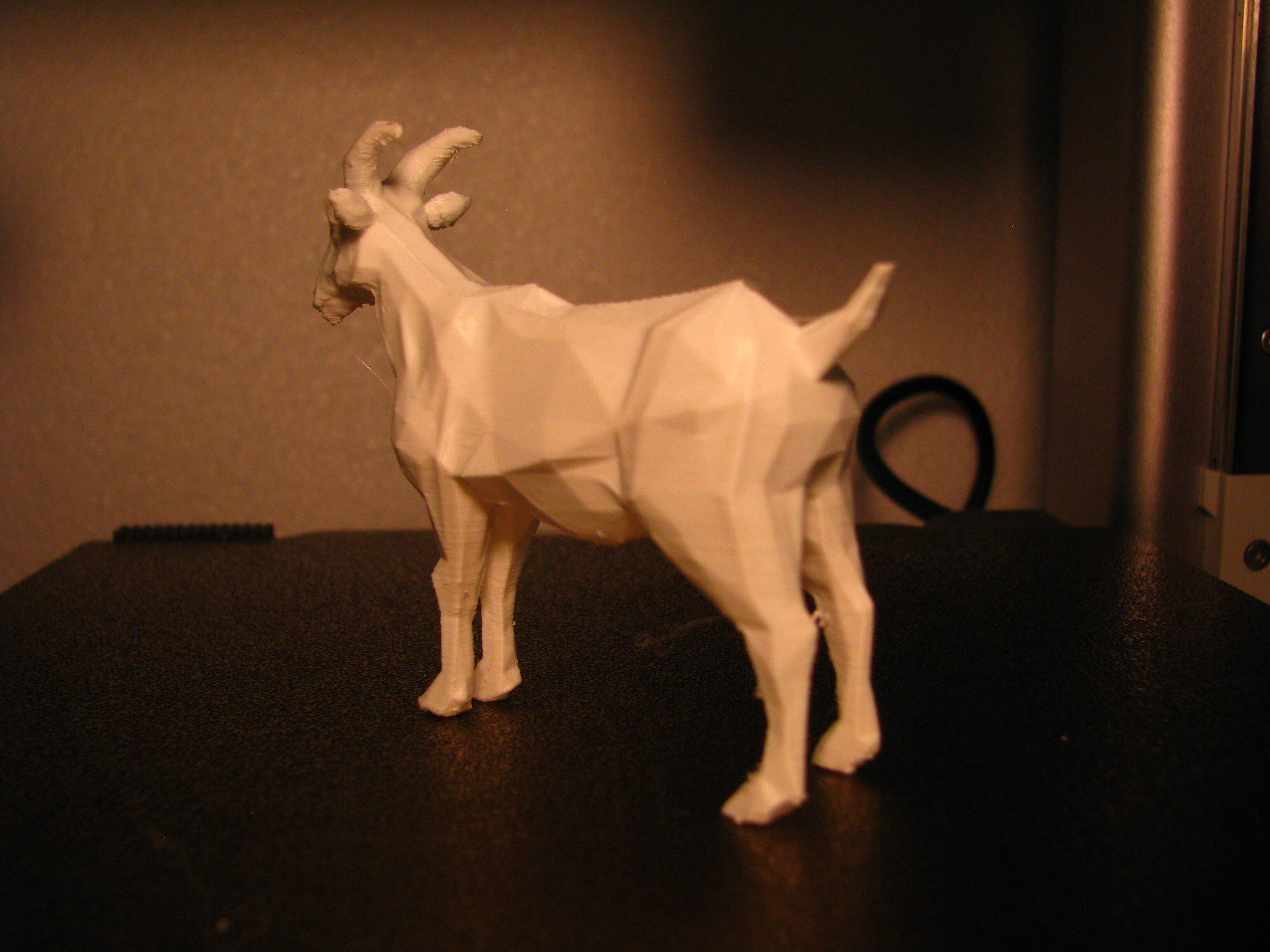 Goat Low Poly 3D print model_1
