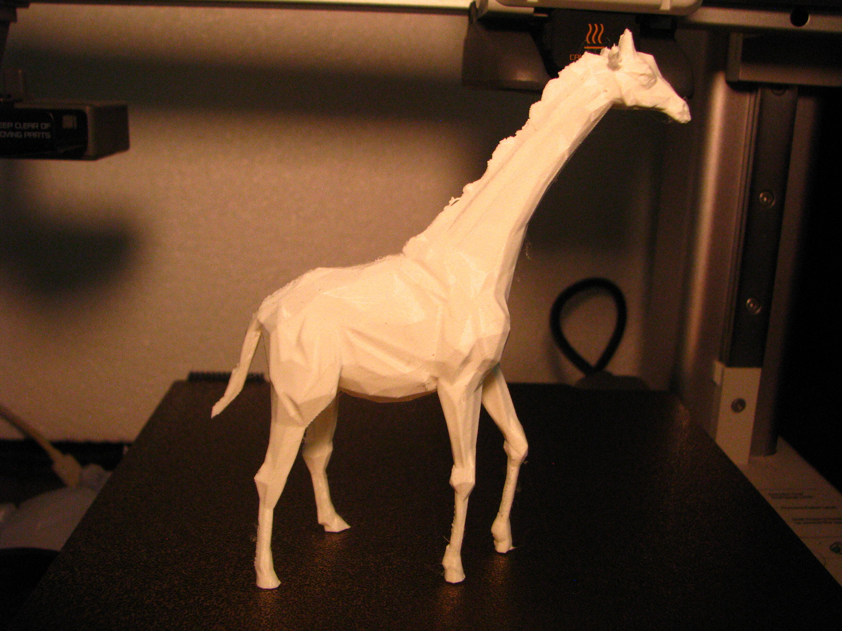 Giraffe Low Poly 3D print model_1