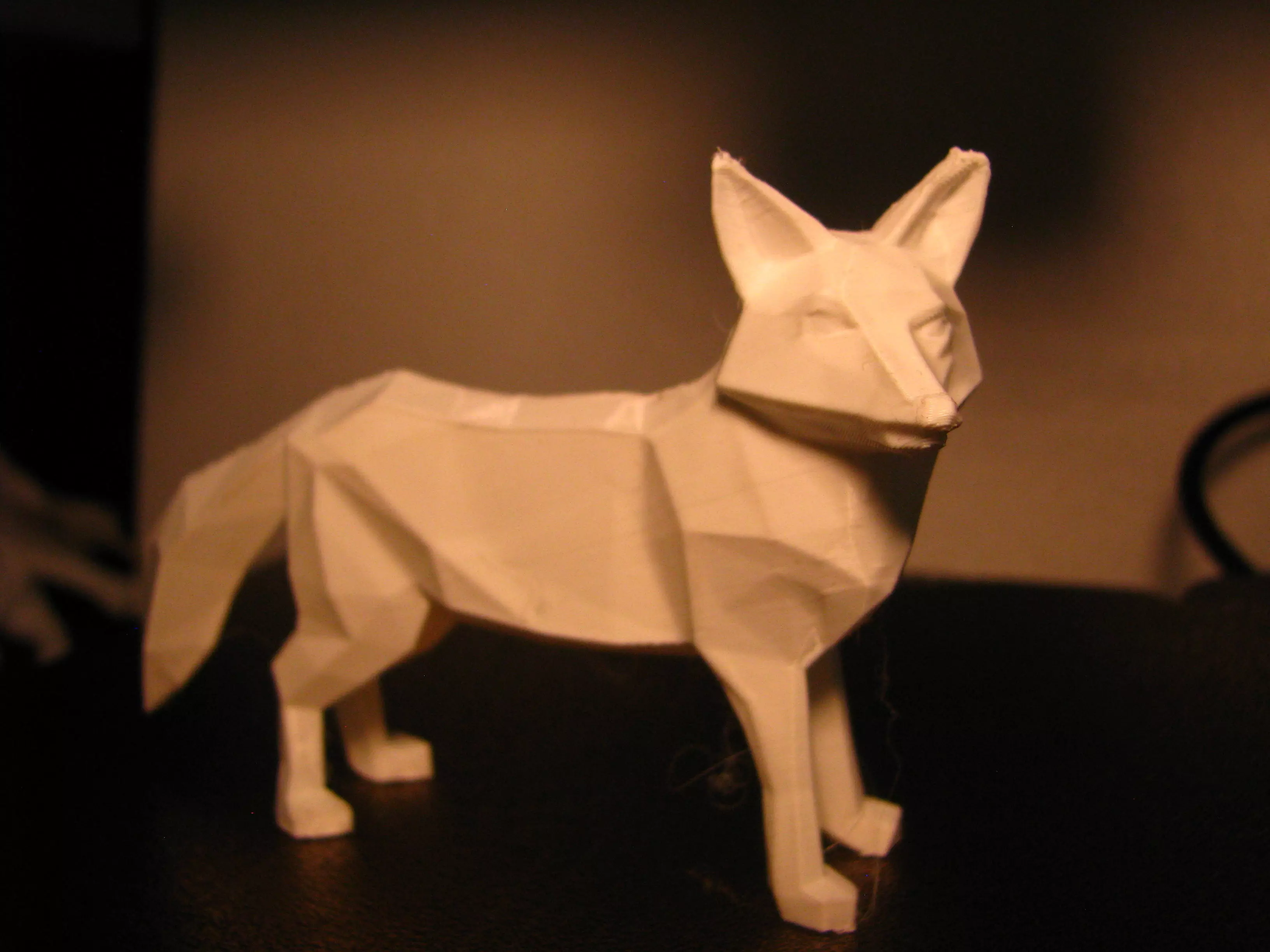 Fox Low Poly 3D print model