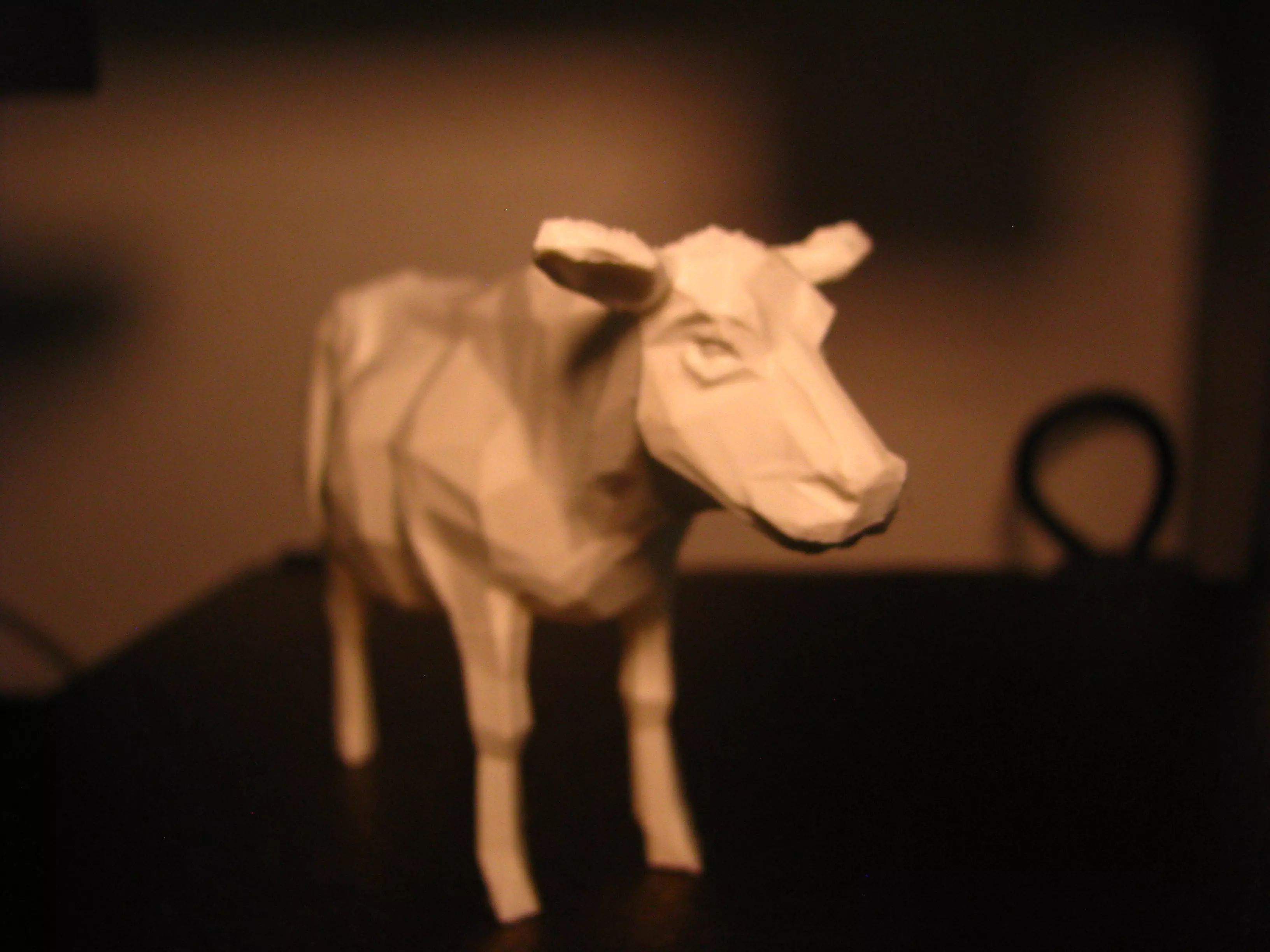 Cow Low Poly 3D print model