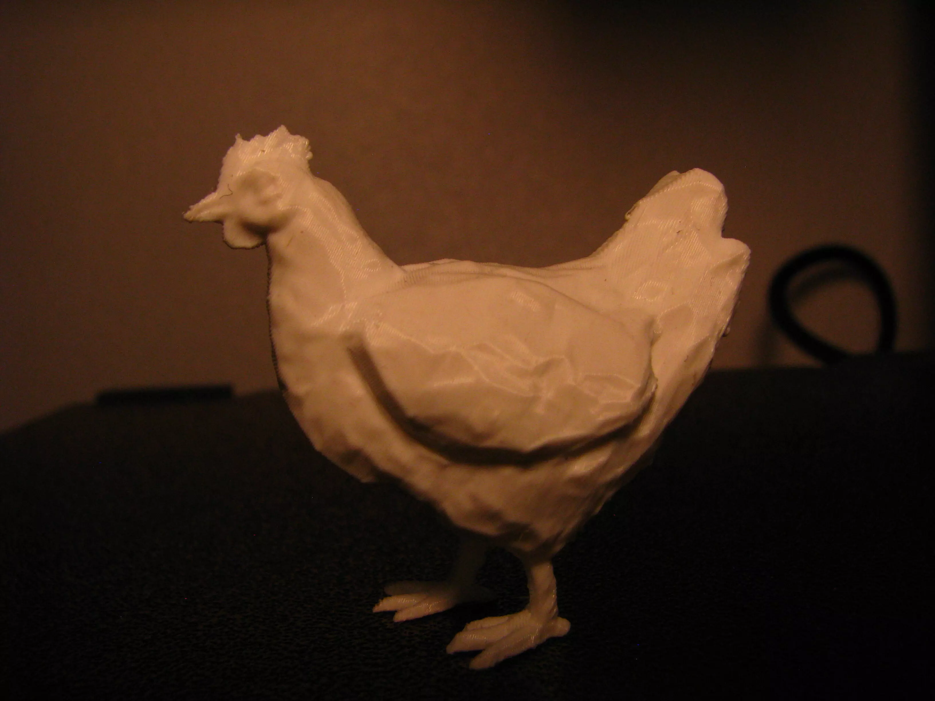 Chicken Low Poly 3D print model_0