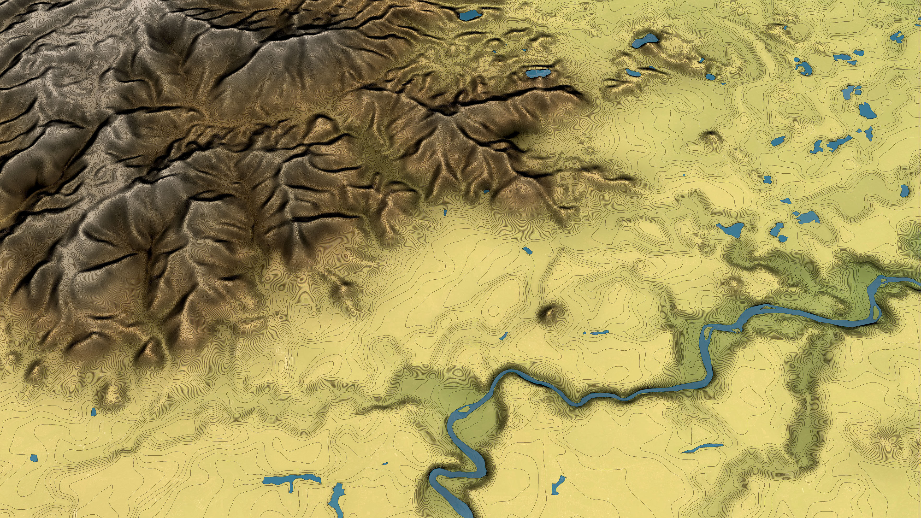 Jakarta - Topography Terrain Low-poly 3D model_15