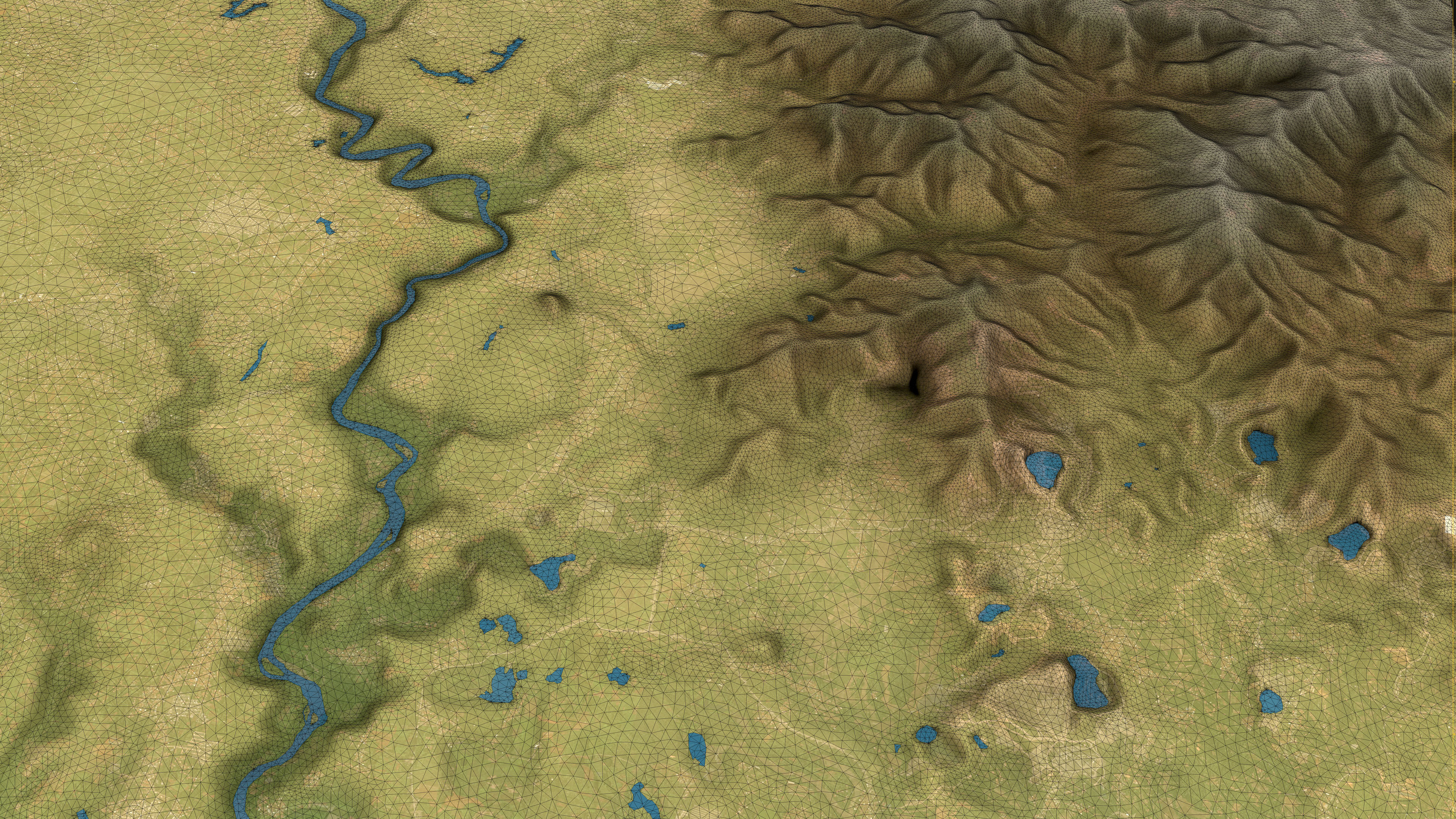 Jakarta - Topography Terrain Low-poly 3D model_16