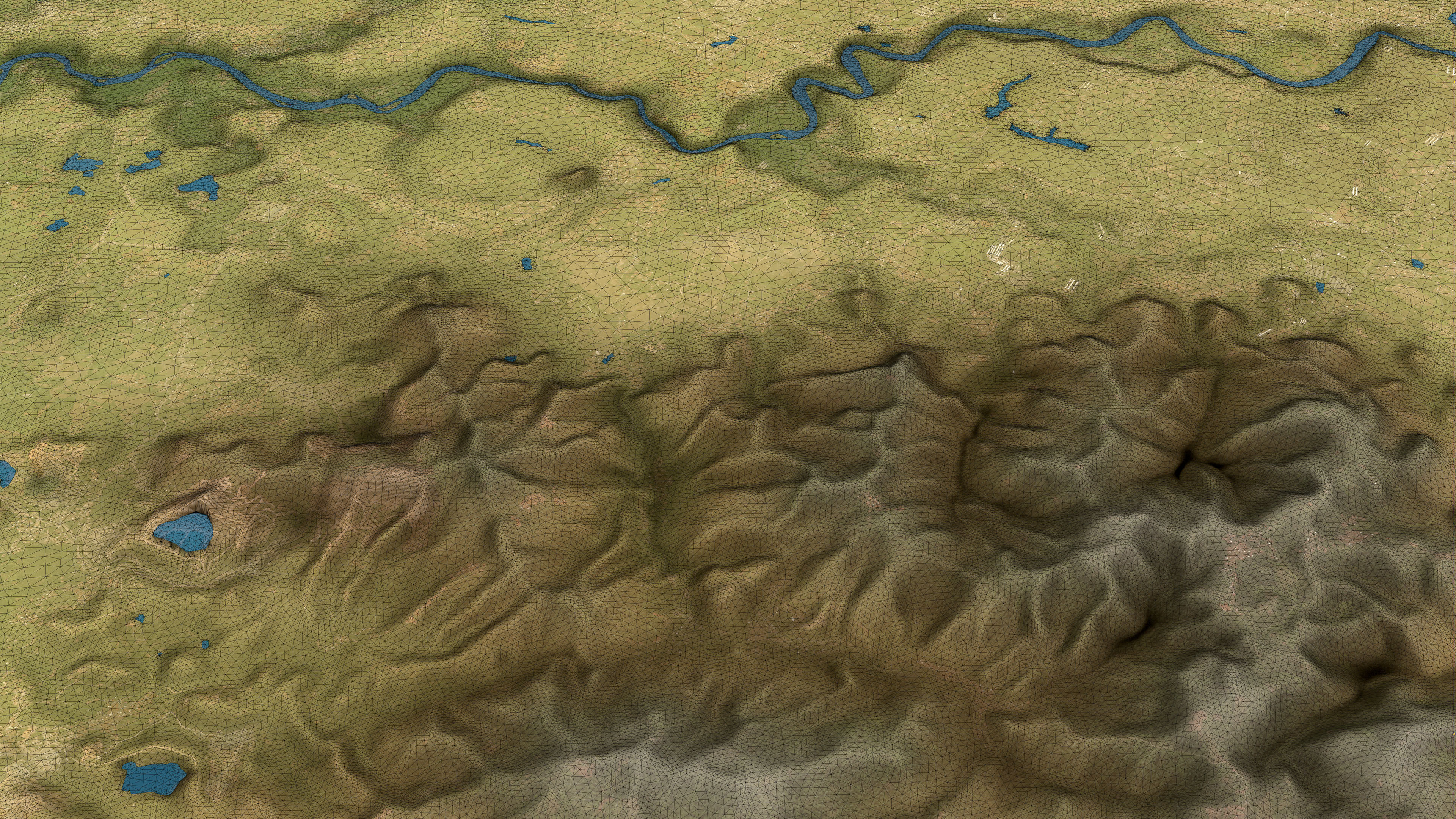 Jakarta - Topography Terrain Low-poly 3D model_12