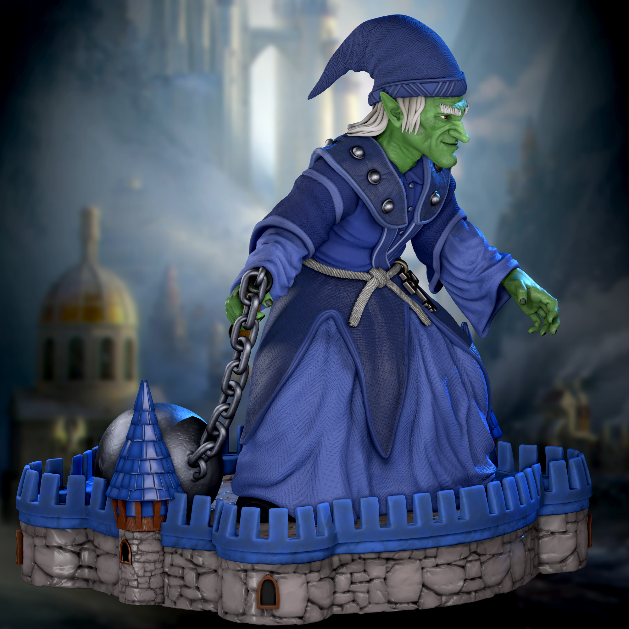 Heroes 3 Master Gremlin 3D print model_3