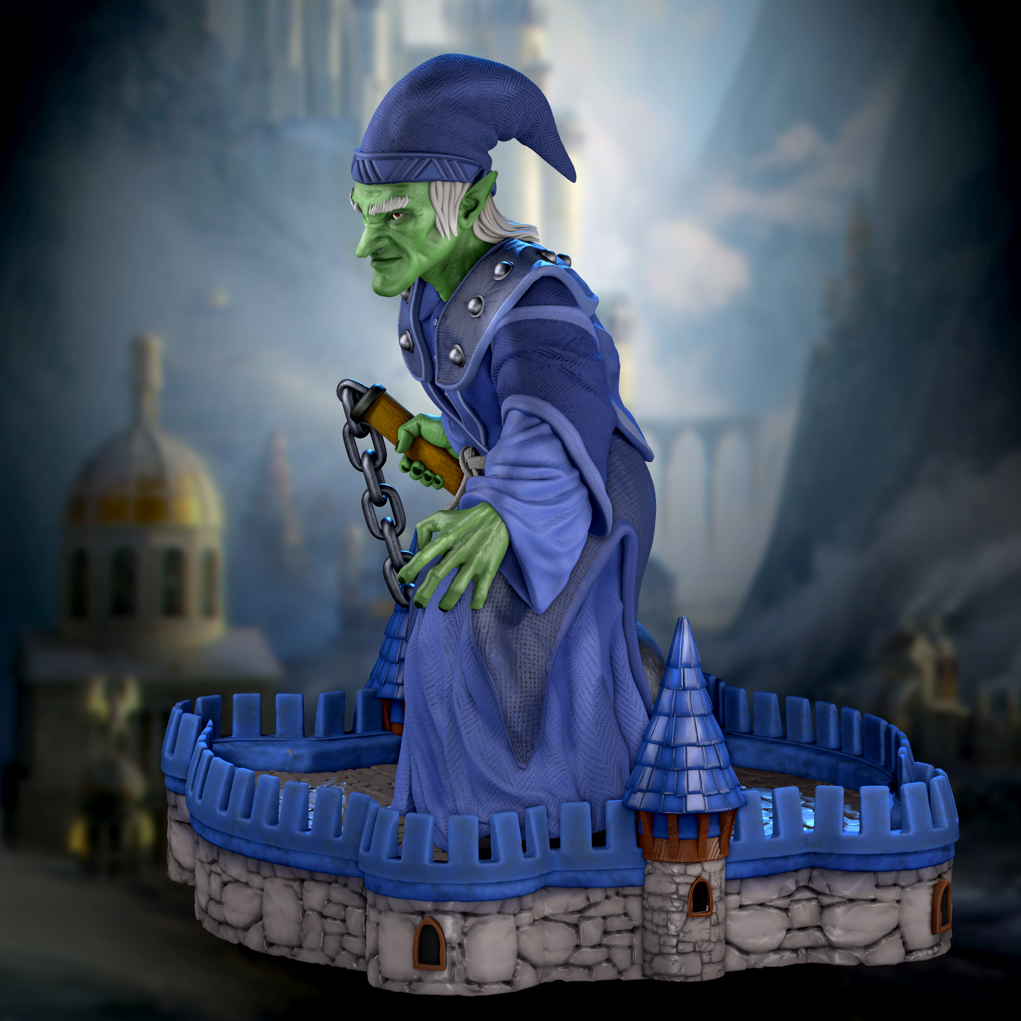 Heroes 3 Master Gremlin 3D print model_1