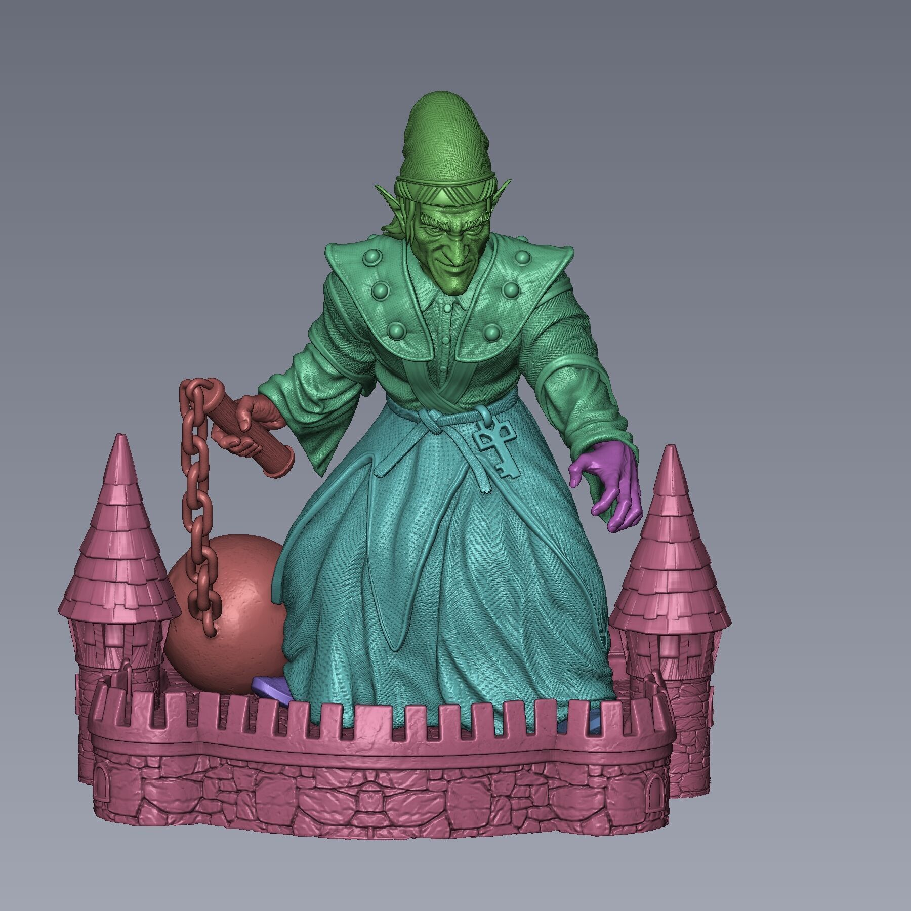 Heroes 3 Master Gremlin 3D print model_4