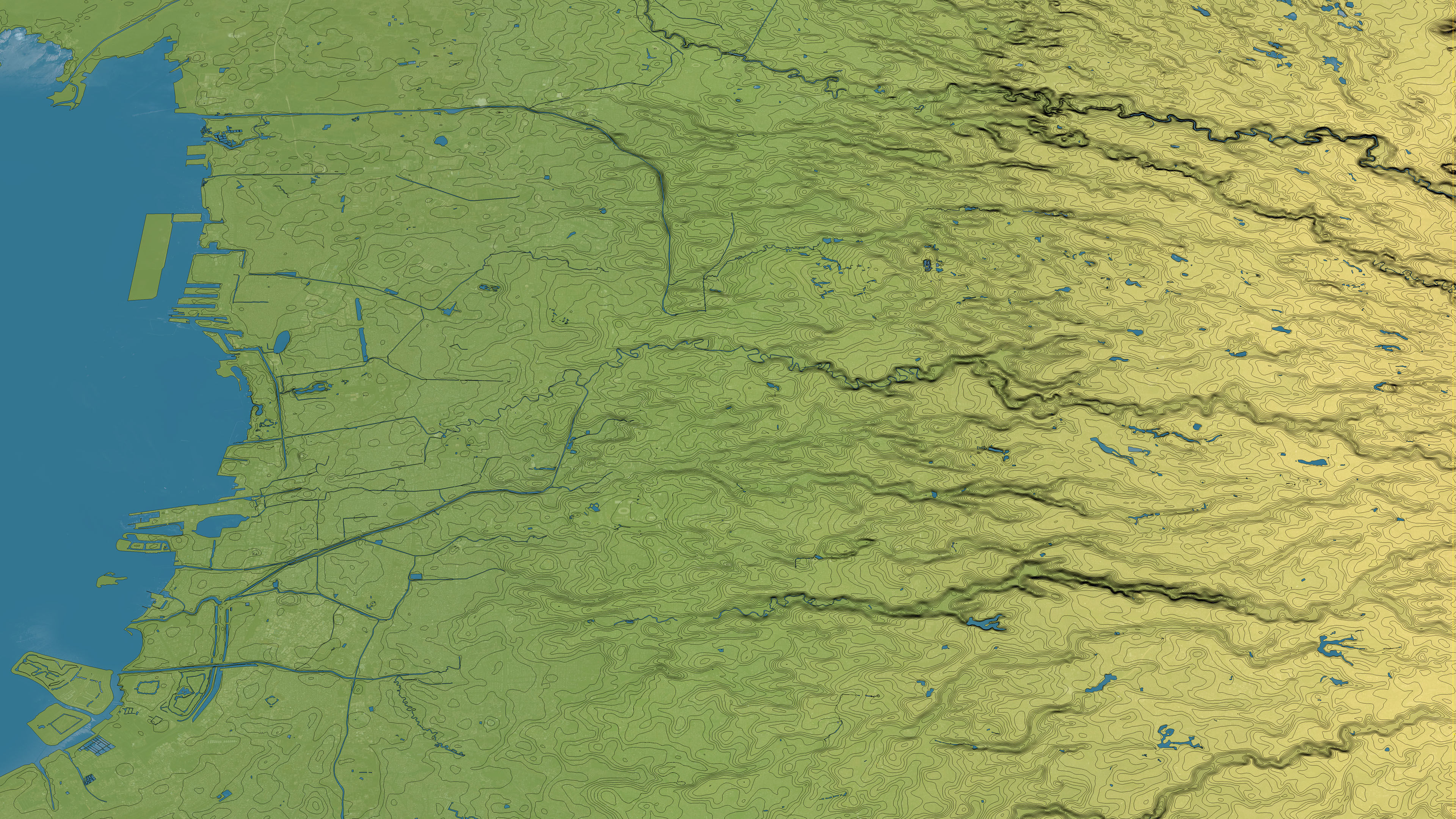 Jakarta - Topography Terrain 3D Model 3D Model Collection_16