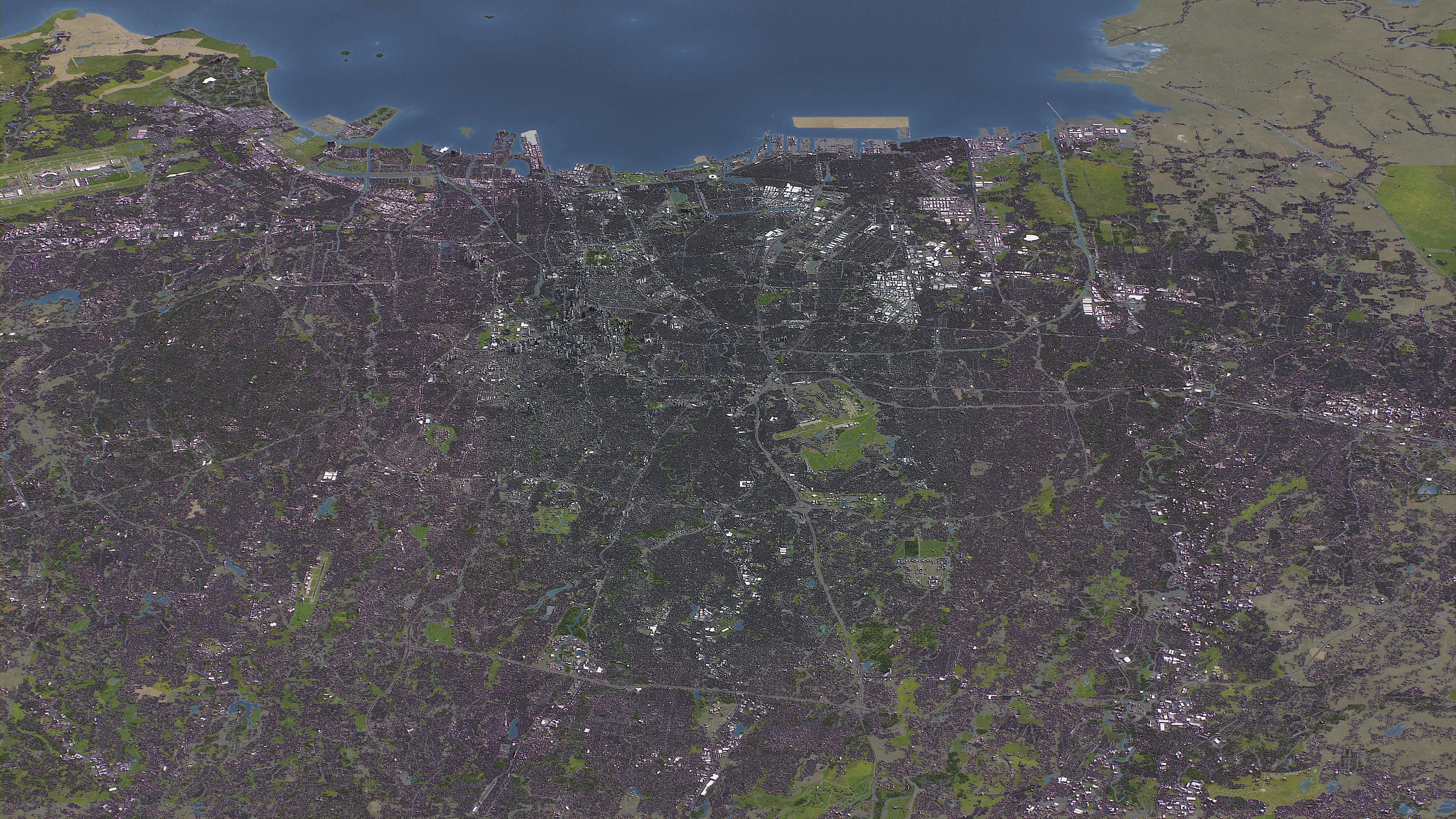 Jakarta - Topography Terrain 3D Model 3D Model Collection_11