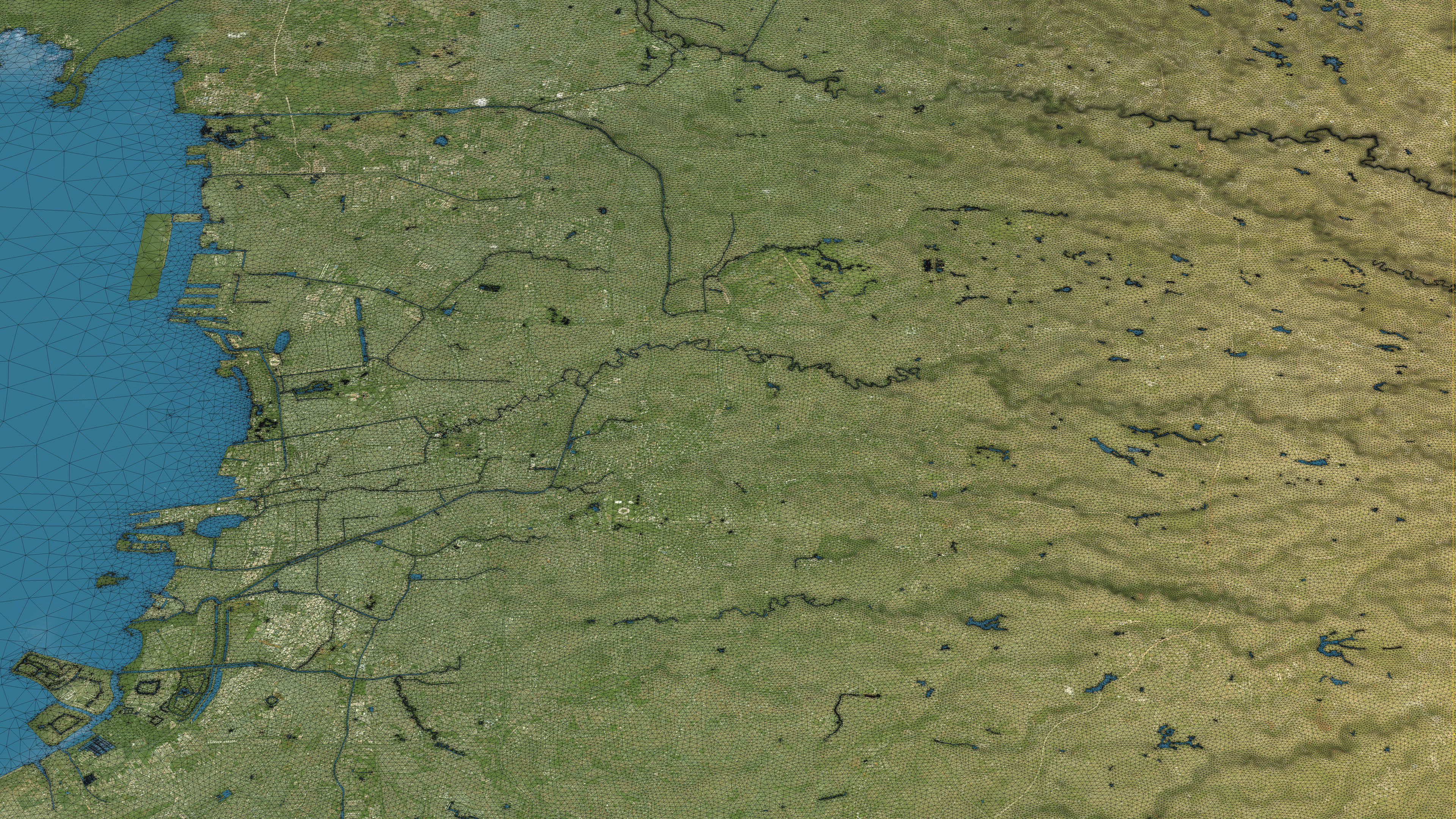 Jakarta - Topography Terrain 3D Model 3D Model Collection_15