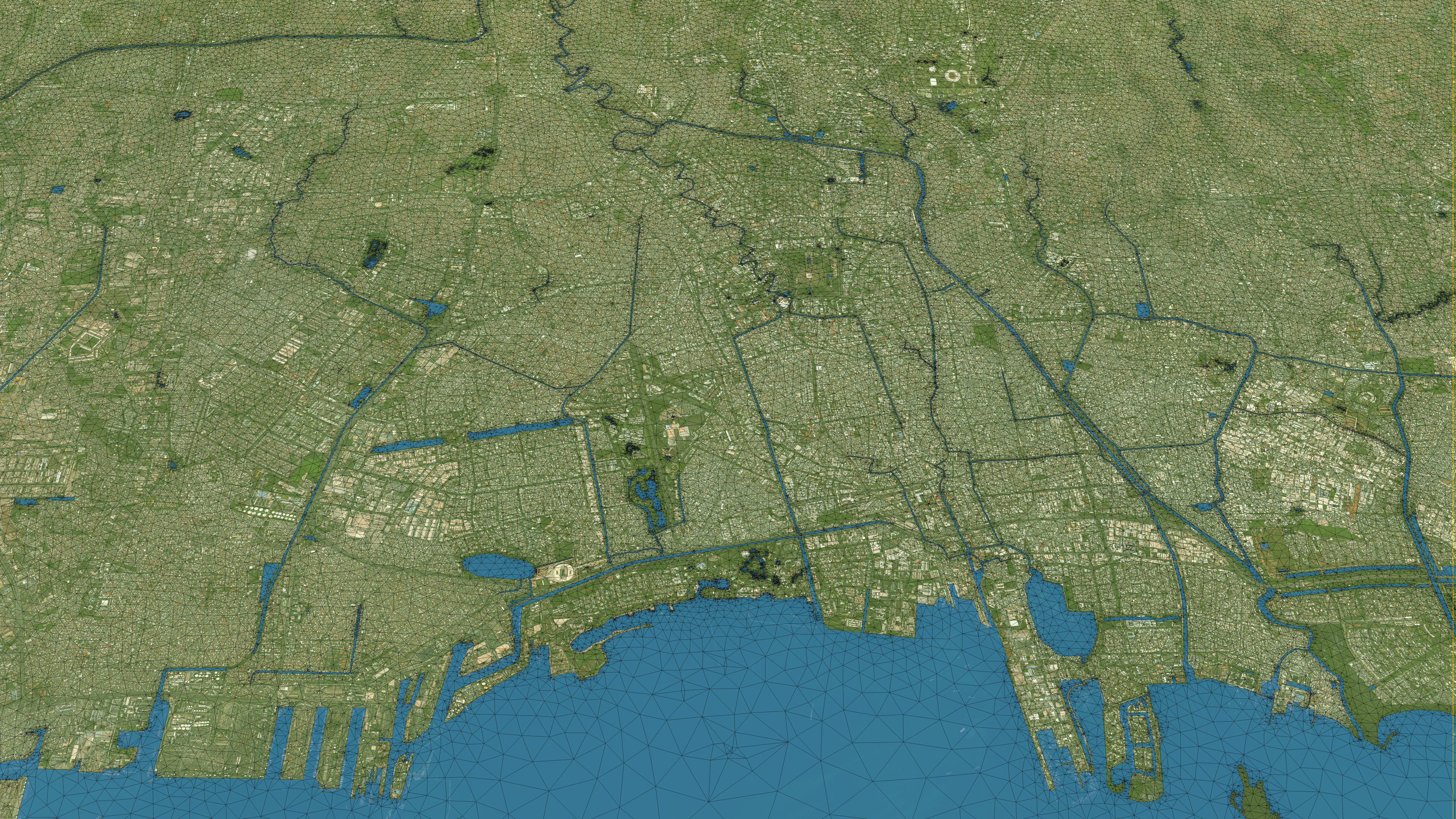 Jakarta - Topography Terrain 3D Model 3D Model Collection_9