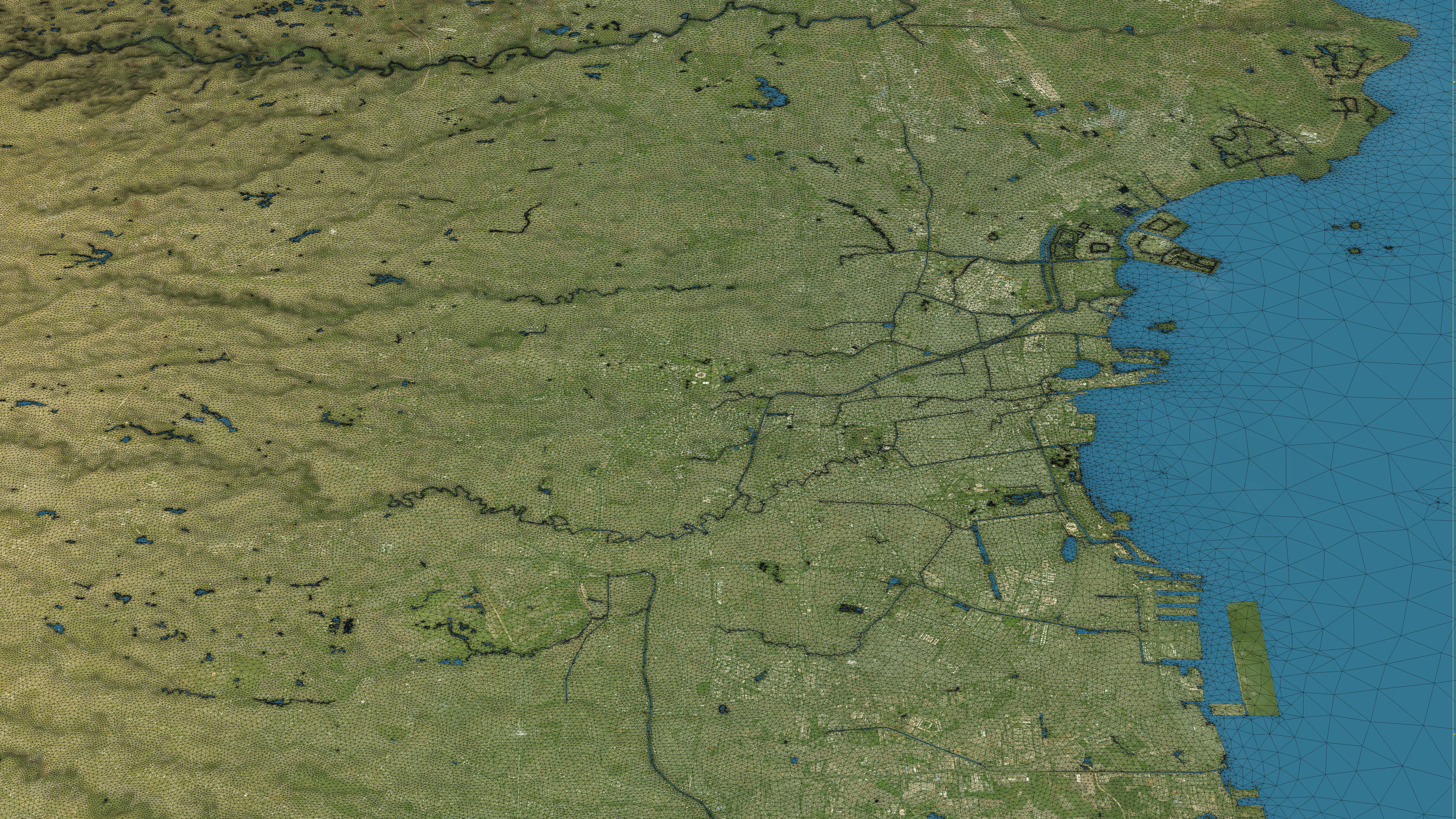 Jakarta - Topography Terrain 3D Model 3D Model Collection_18