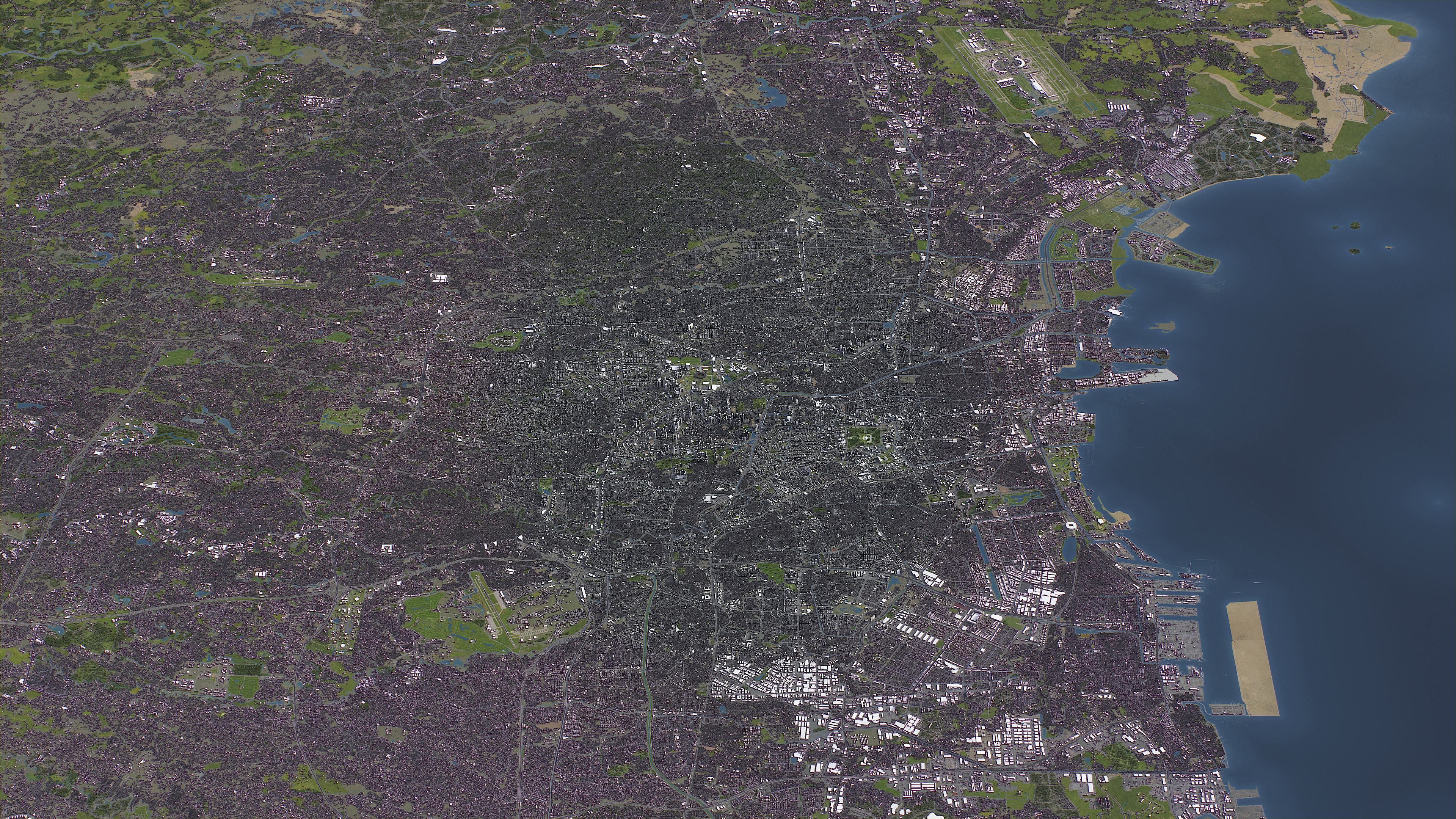 Jakarta - Topography Terrain 3D Model 3D Model Collection_17