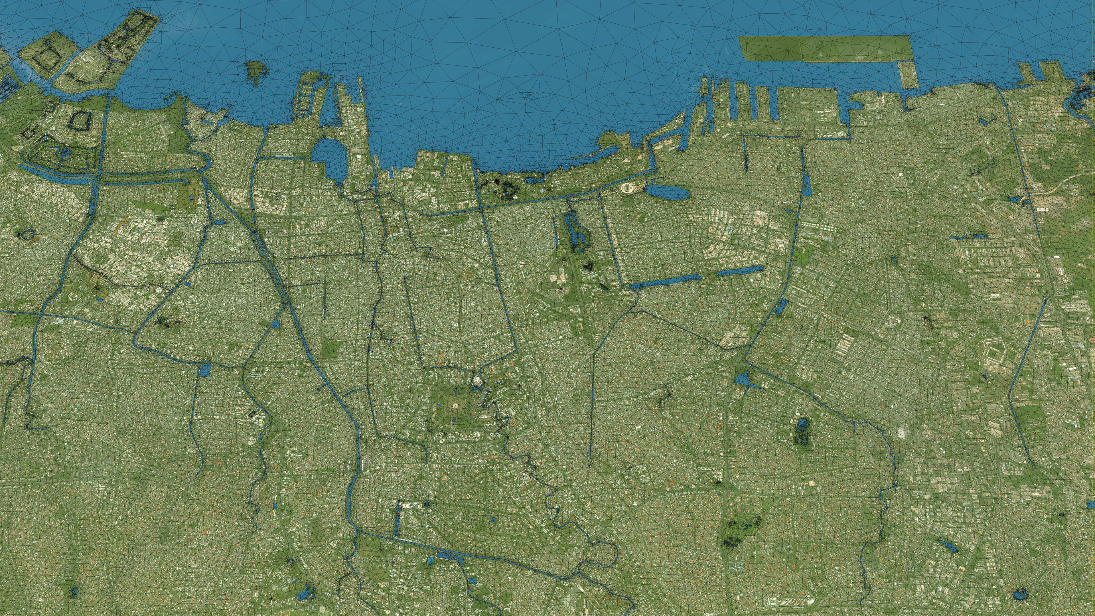 Jakarta - Topography Terrain 3D Model 3D Model Collection_6