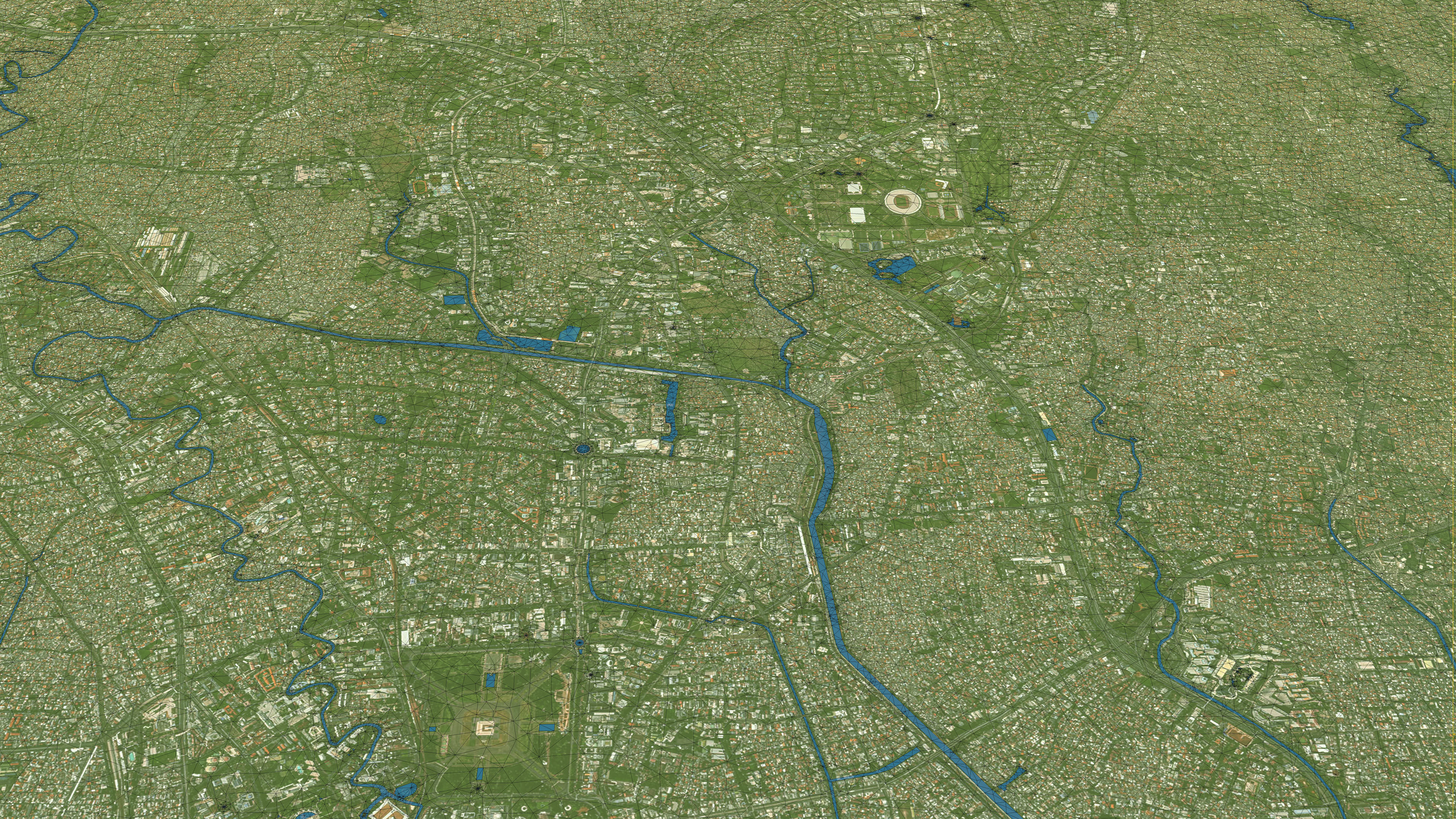 Jakarta - Topography Terrain 3D Model 3D Model Collection_3