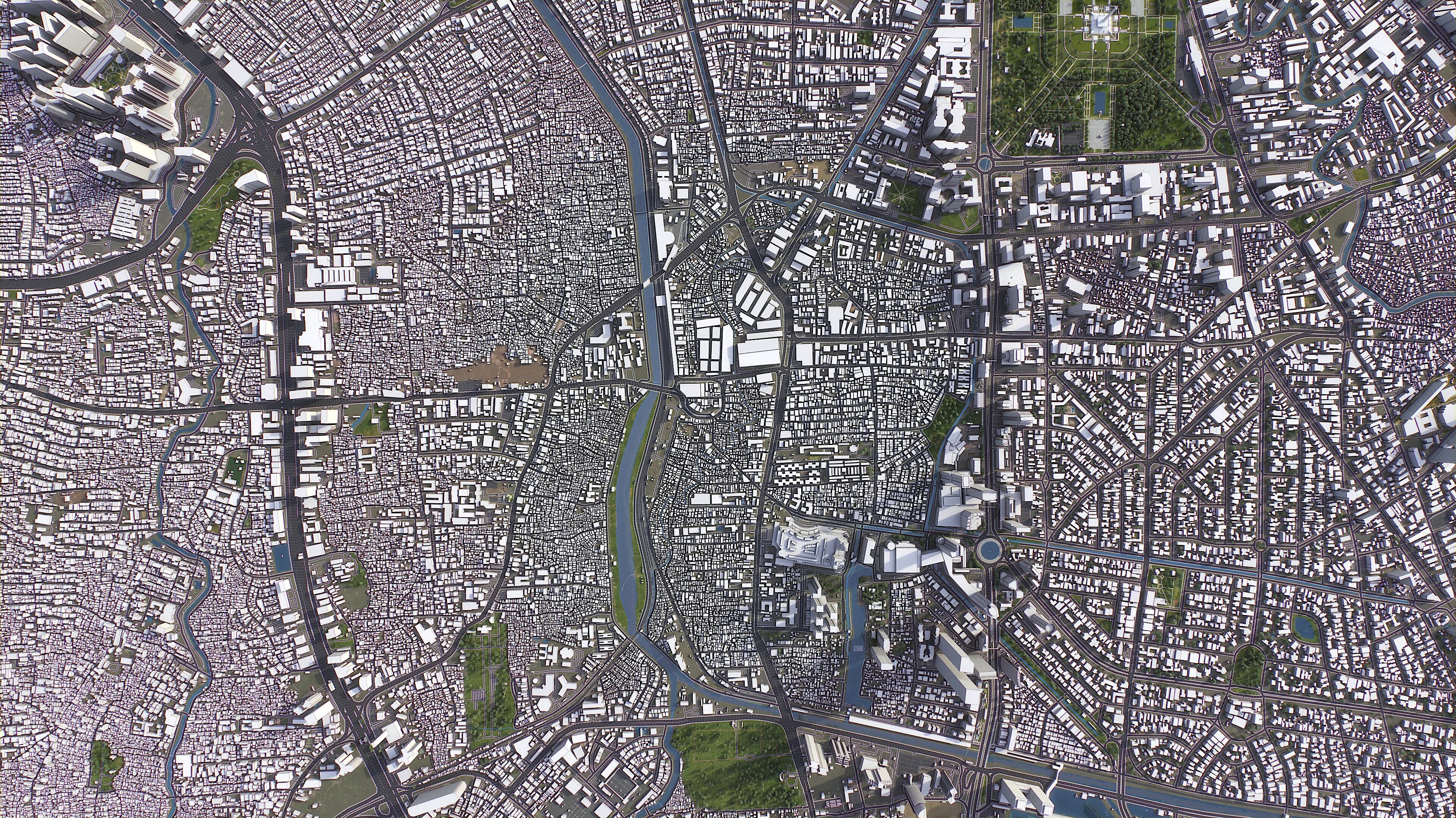 Jakarta - 3D City Model Low-poly 3D model_12