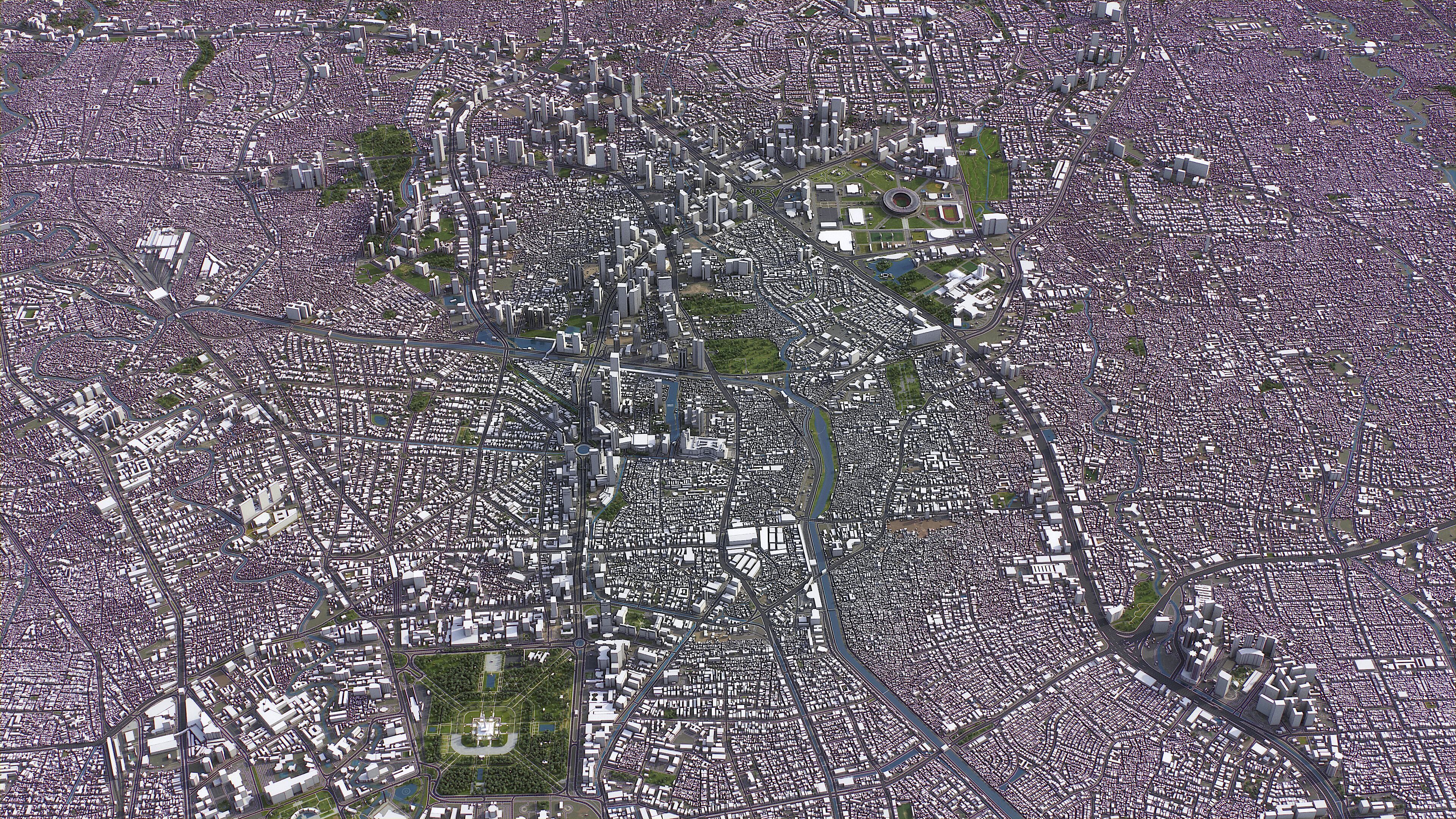 Jakarta - 3D City Model Low-poly 3D model_20