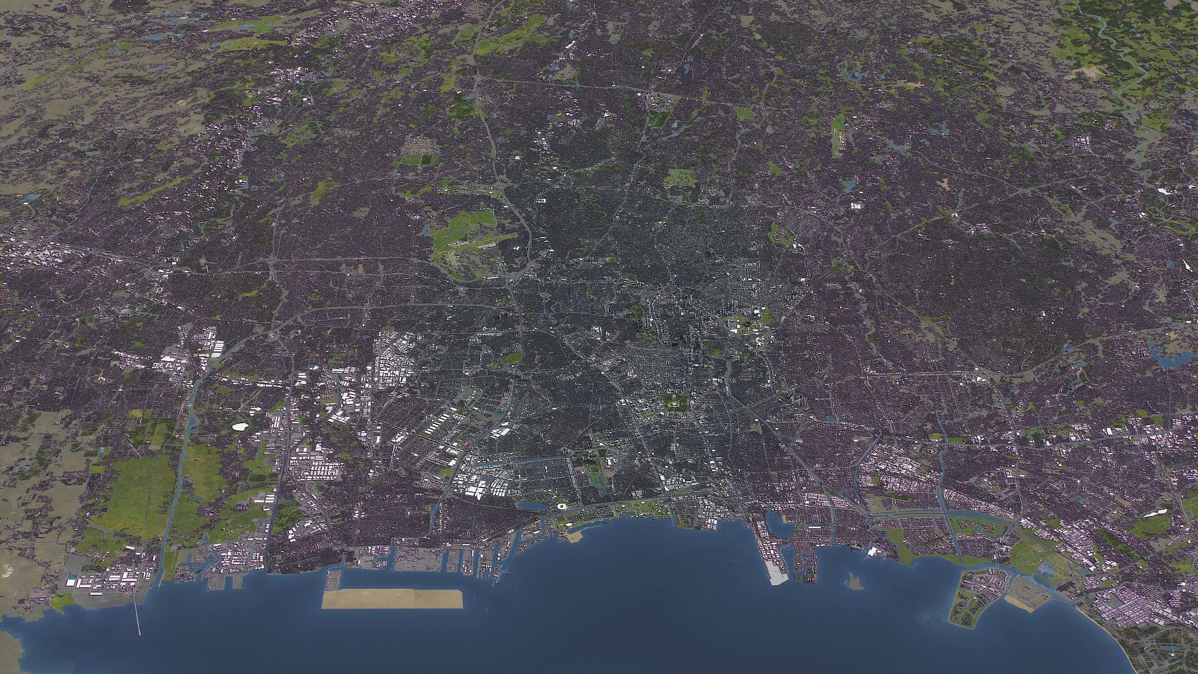 Jakarta - 3D City Model Low-poly 3D model_16