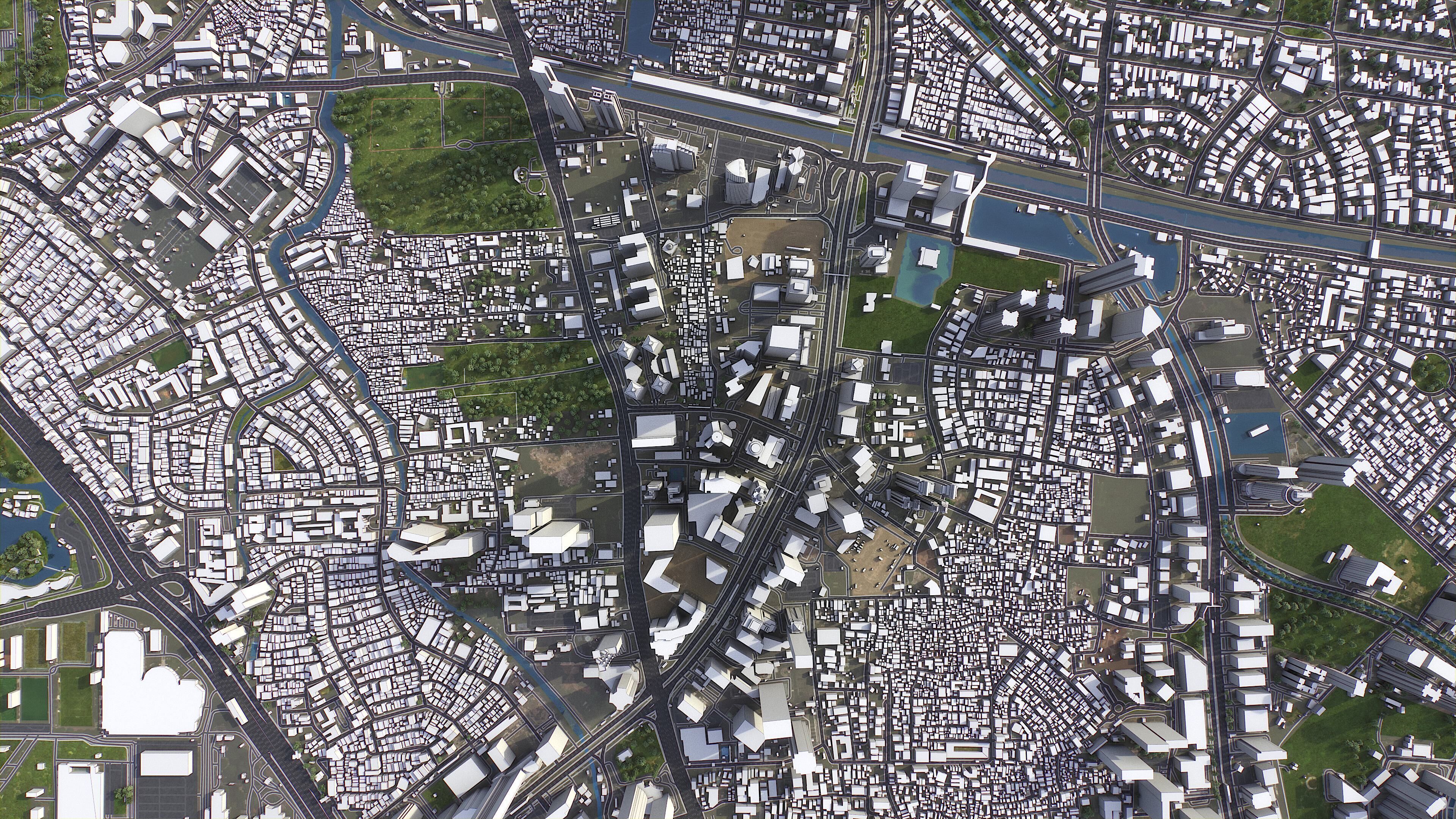 Jakarta - 3D City Model Low-poly 3D model_9