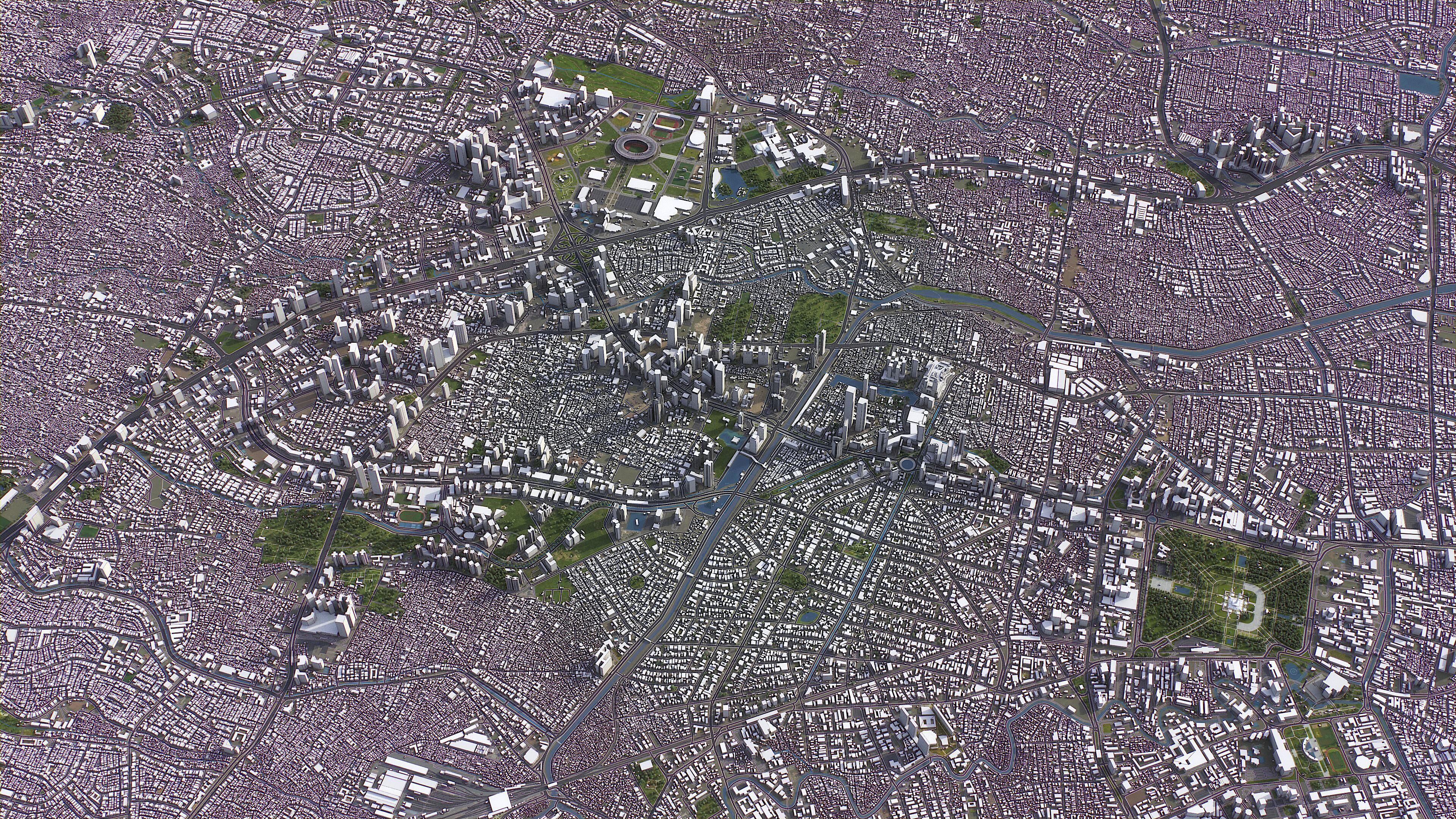 Jakarta - 3D City Model Low-poly 3D model_19