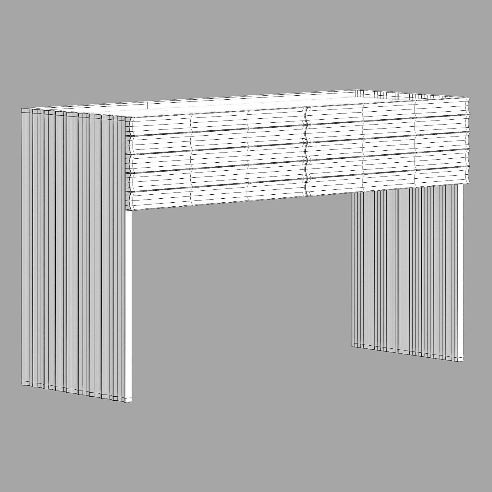 Moroso rows console 3D model_5