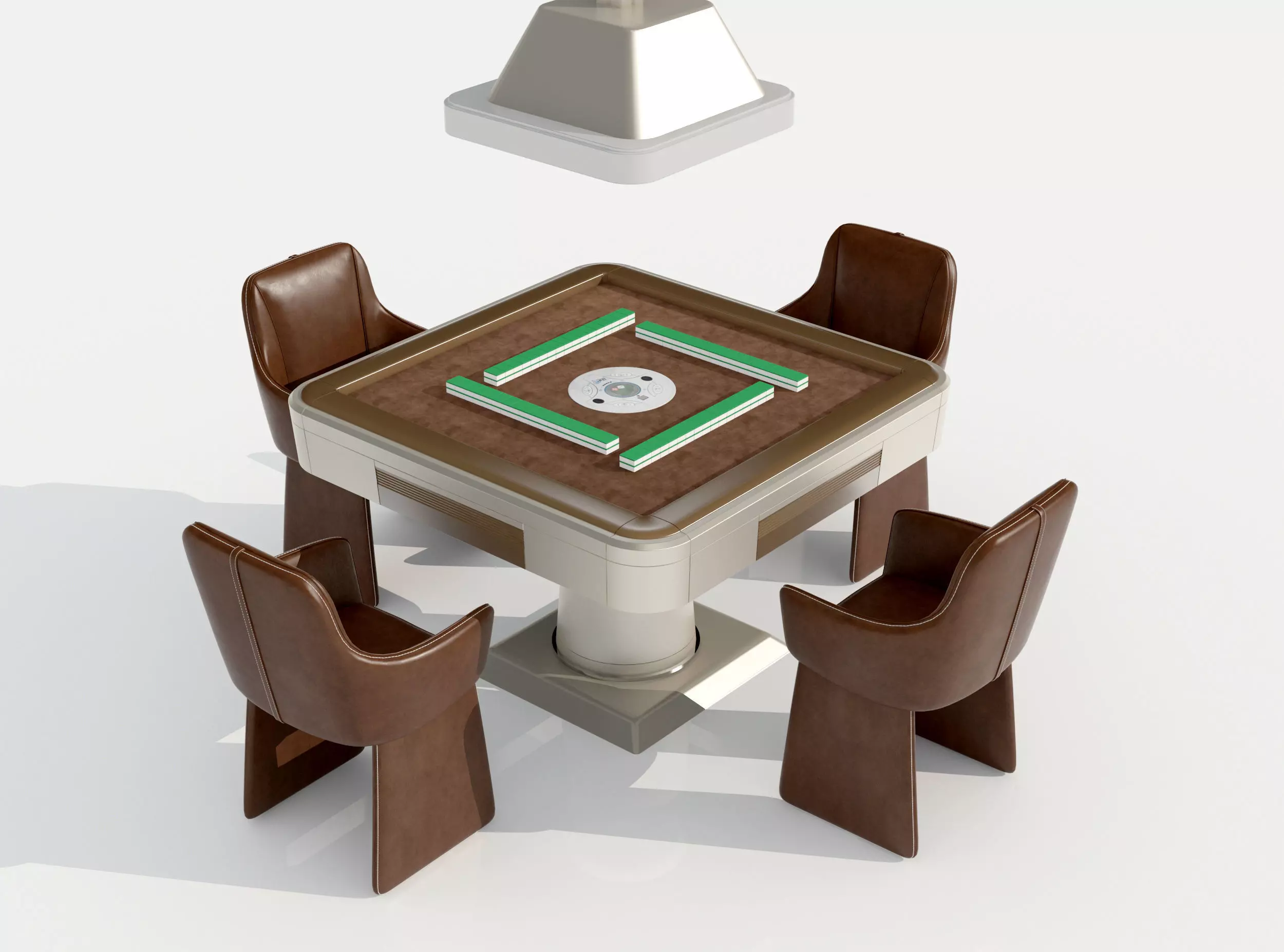 The mahjong table 3D model