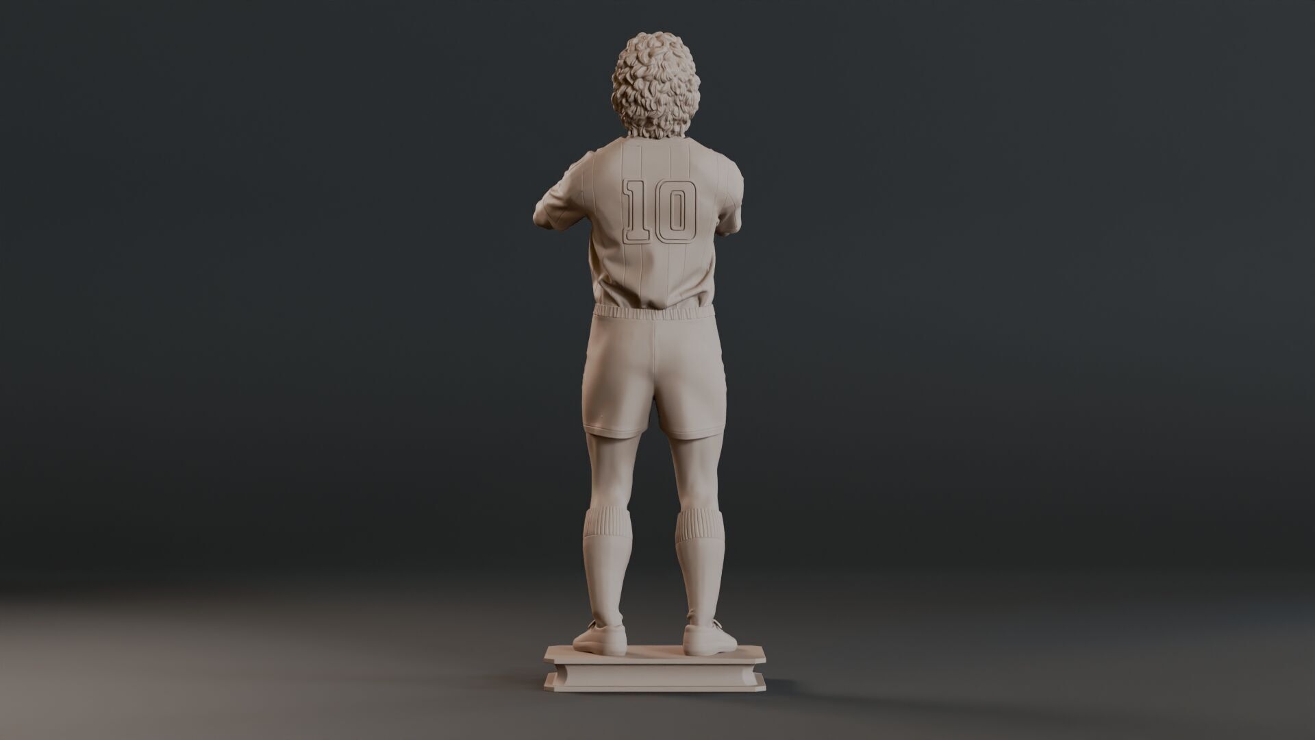 Diego Maradona Full-body Sculpture  3D print model_7