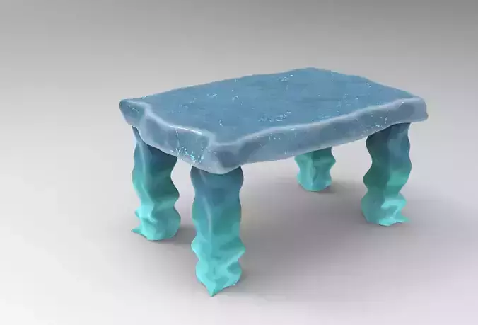 Laxy Side Table Low-poly 3D model