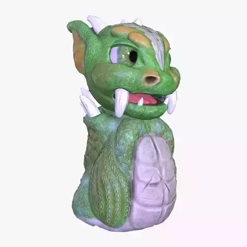 Dragon  Low-poly 3D model