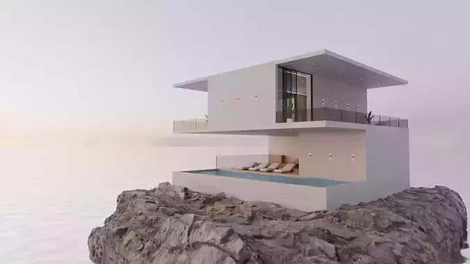 Meta Homes - 05 - Baked Low-poly 3D model