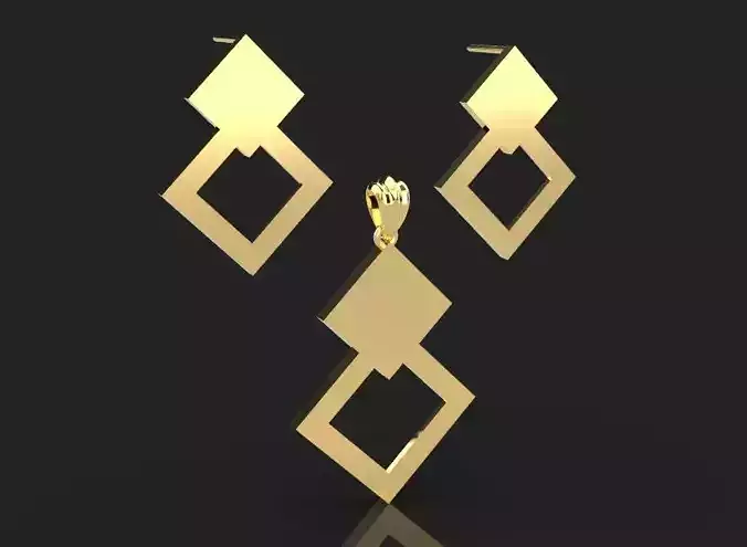 3d printing Half a set of jewelry printable 3dmodel 3dm stl 3D print model