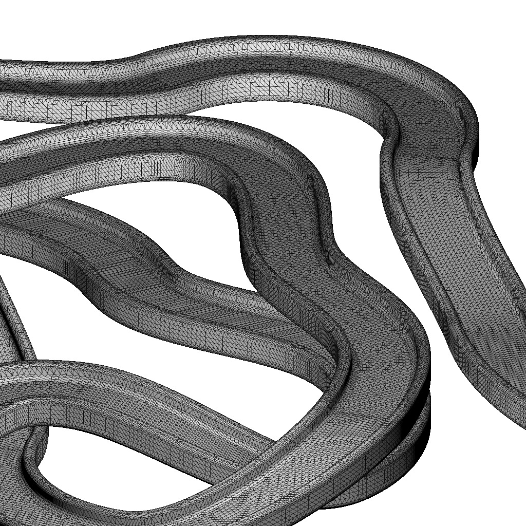 Premium Curvy Roadway 3D print model_7