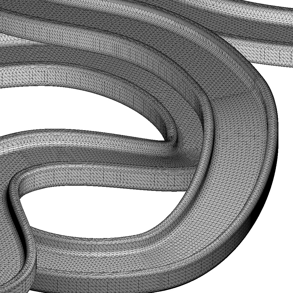 Premium Curvy Roadway 3D print model_8