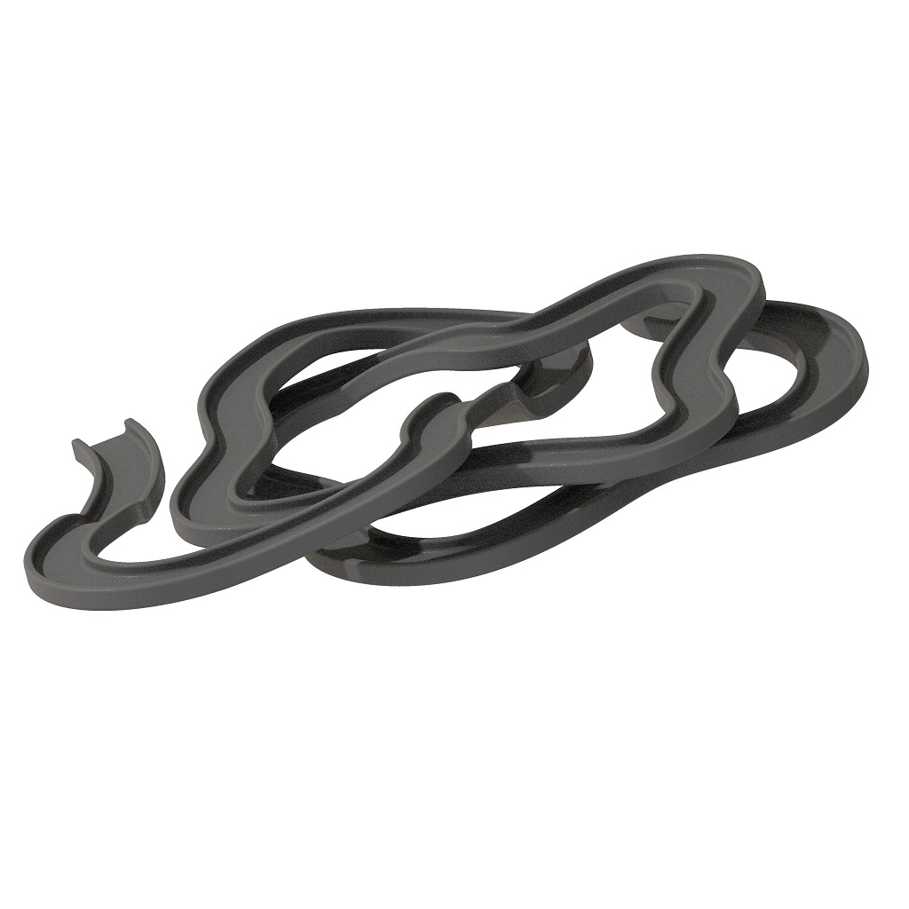 Premium Curvy Roadway 3D print model_2