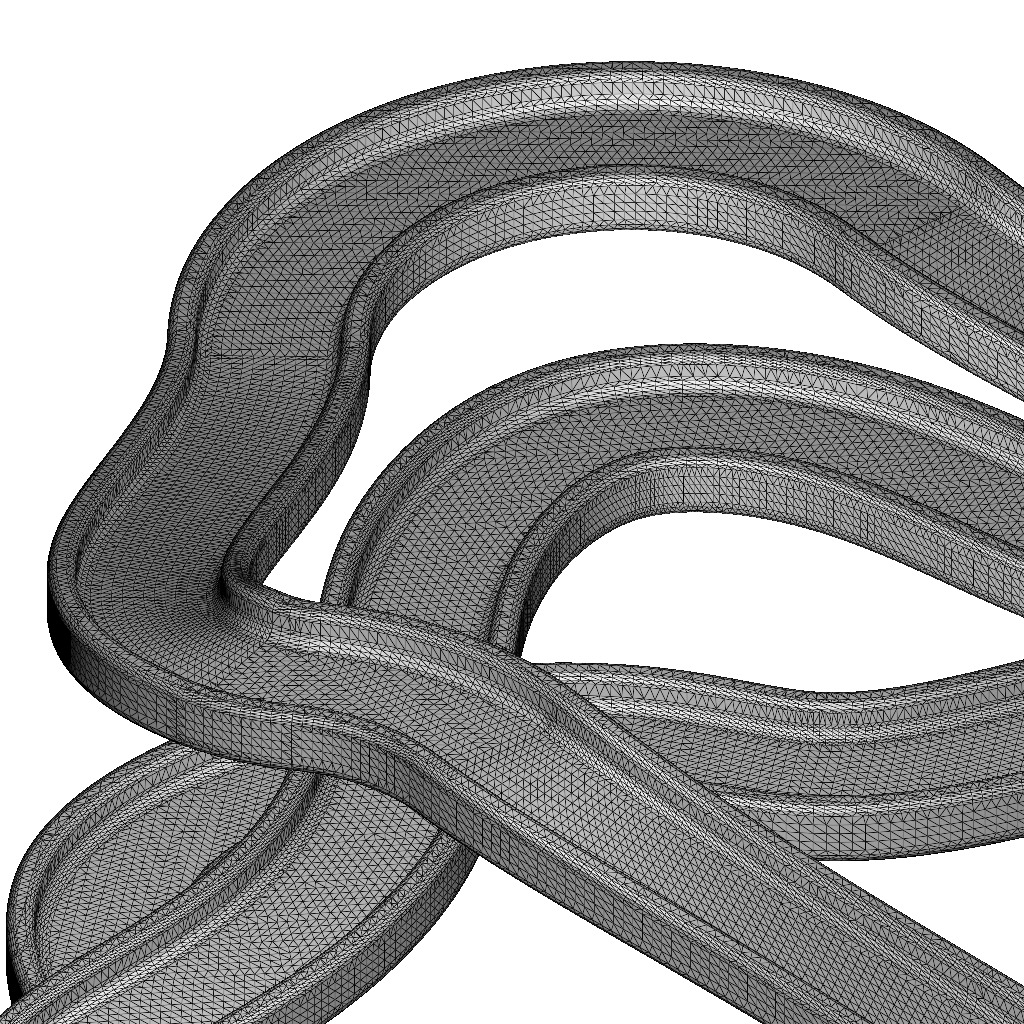 Premium Curvy Roadway 3D print model_4