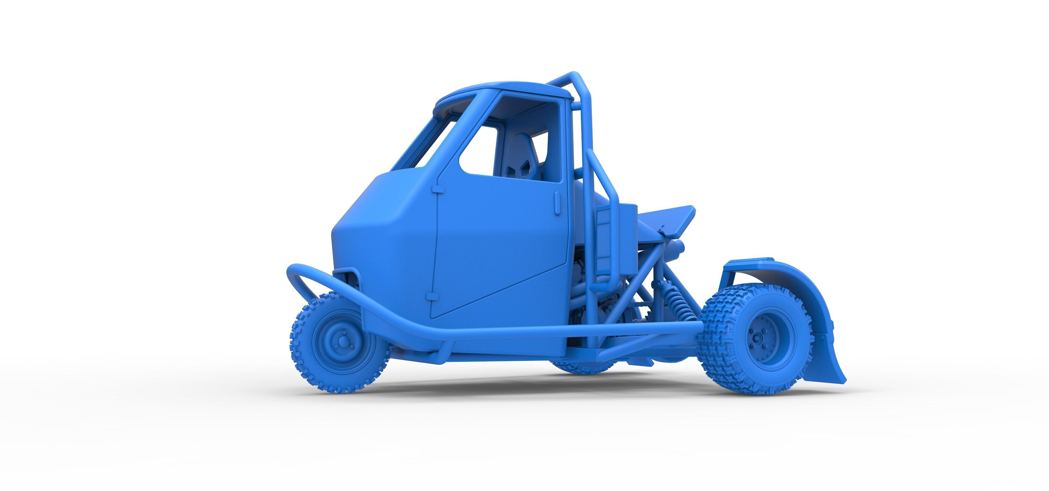Ape car proto for dirt Scale 1 to 25 3D print model_23