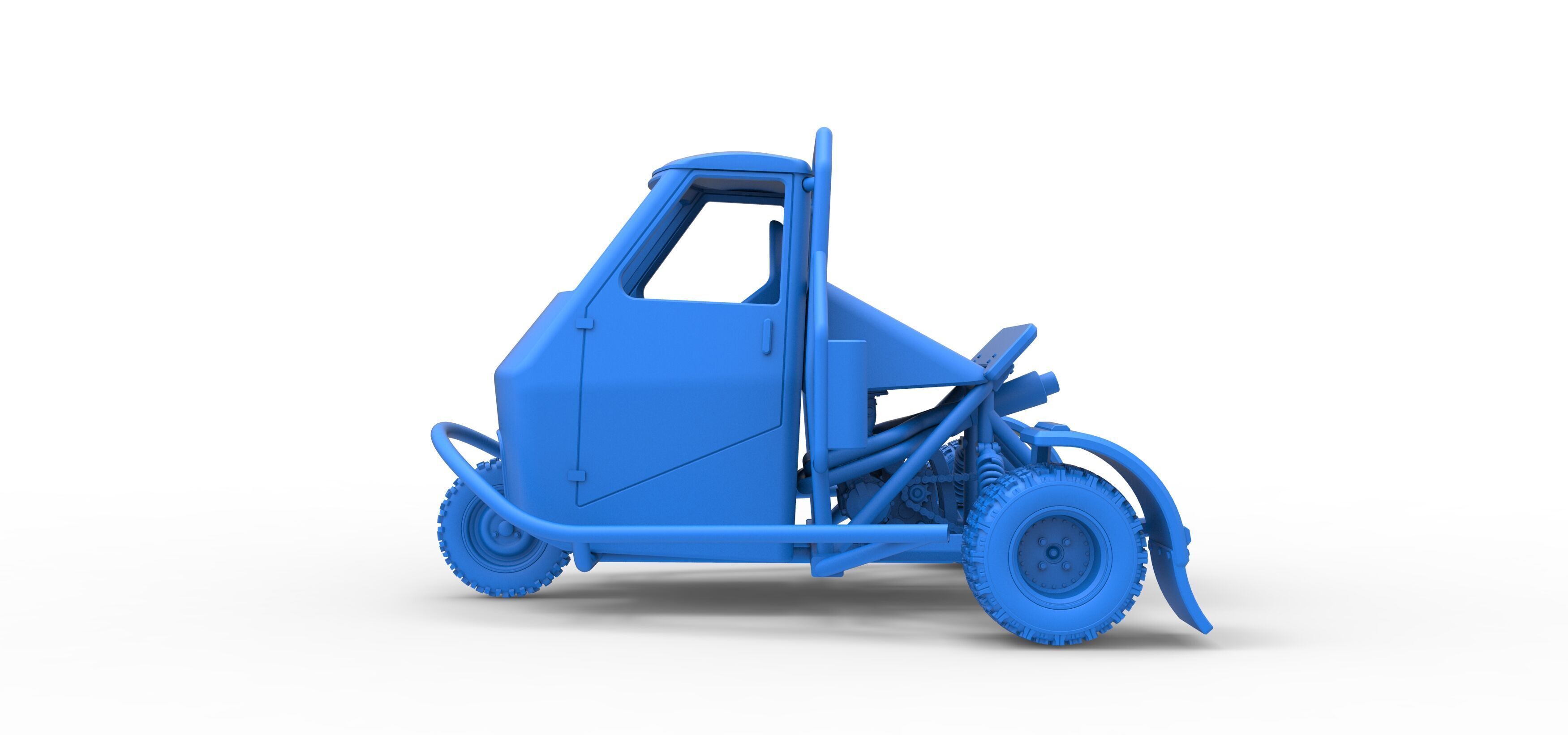 Ape car proto for dirt Scale 1 to 25 3D print model_29