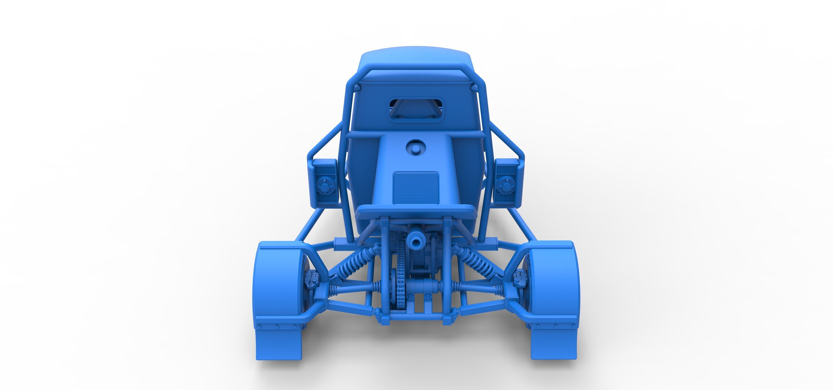 Ape car proto for dirt Scale 1 to 25 3D print model_37