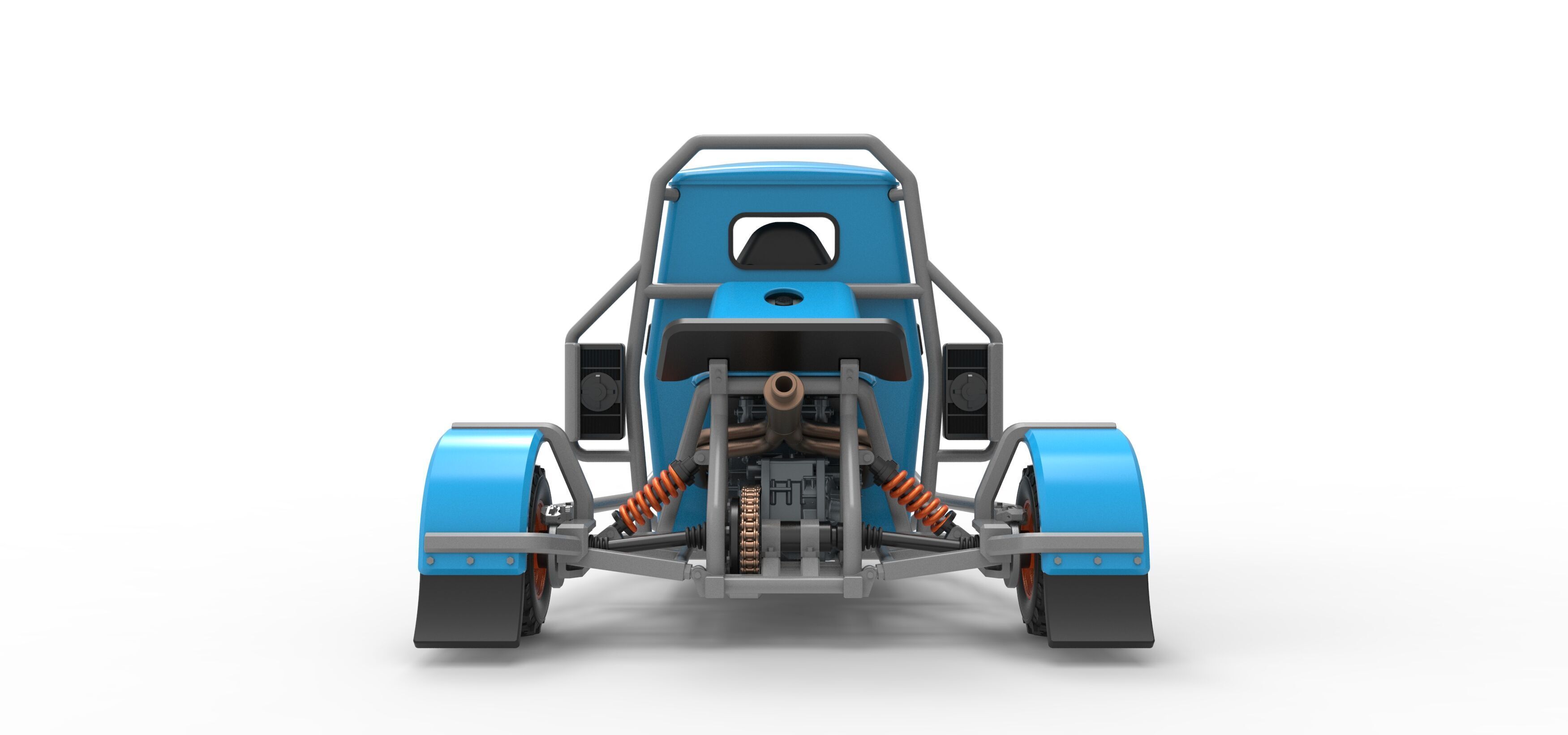 Ape car proto for dirt Scale 1 to 25 3D print model_14