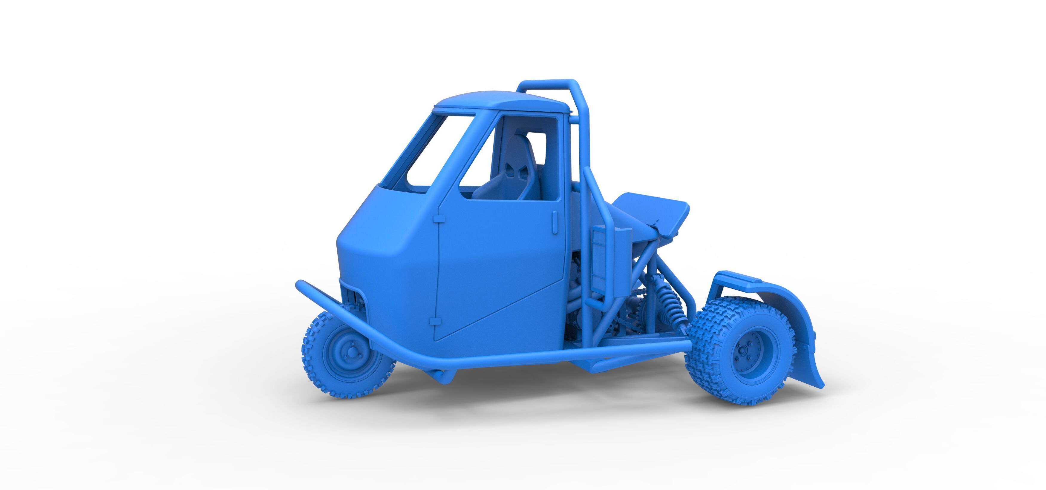 Ape car proto for dirt Scale 1 to 25 3D print model_22
