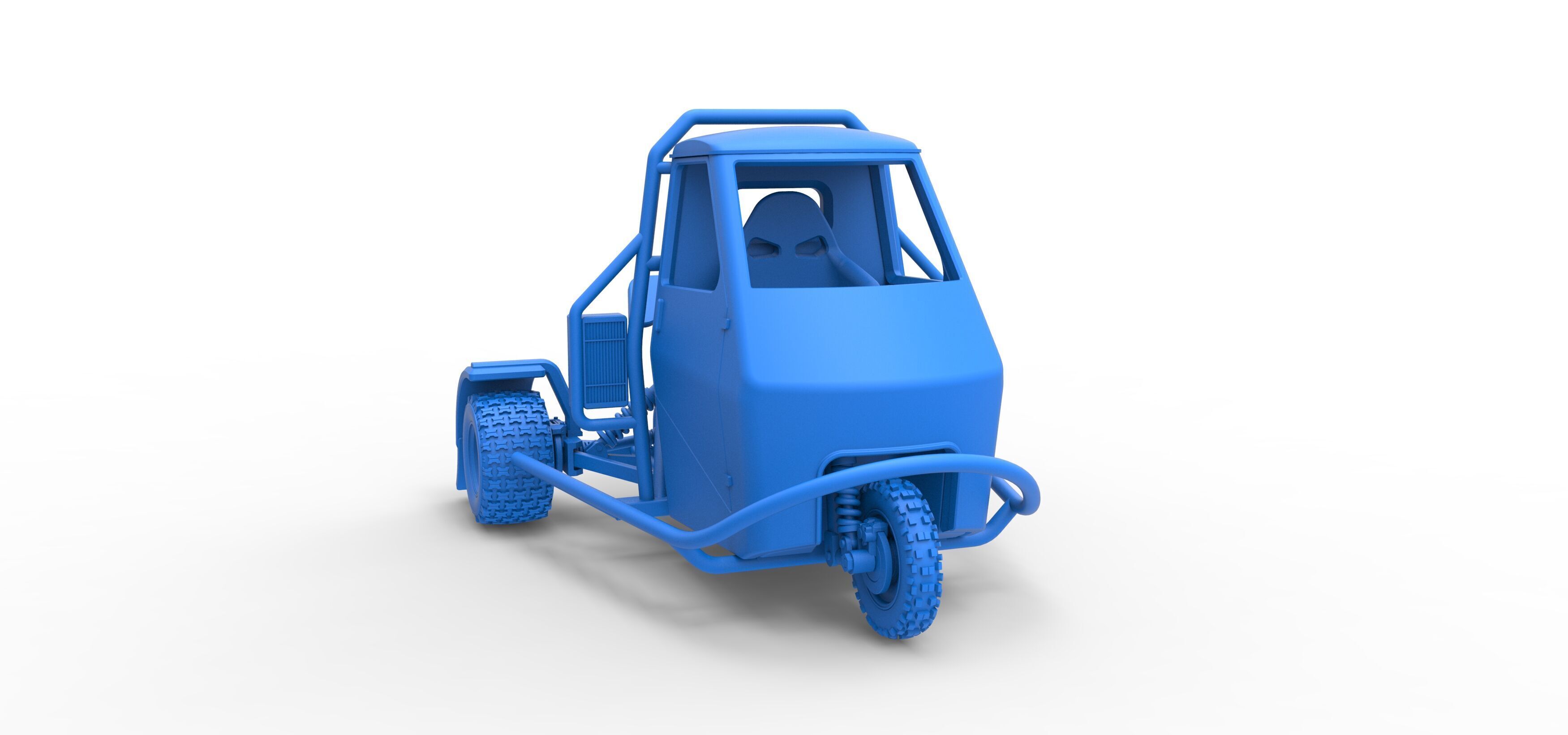 Ape car proto for dirt Scale 1 to 25 3D print model_42