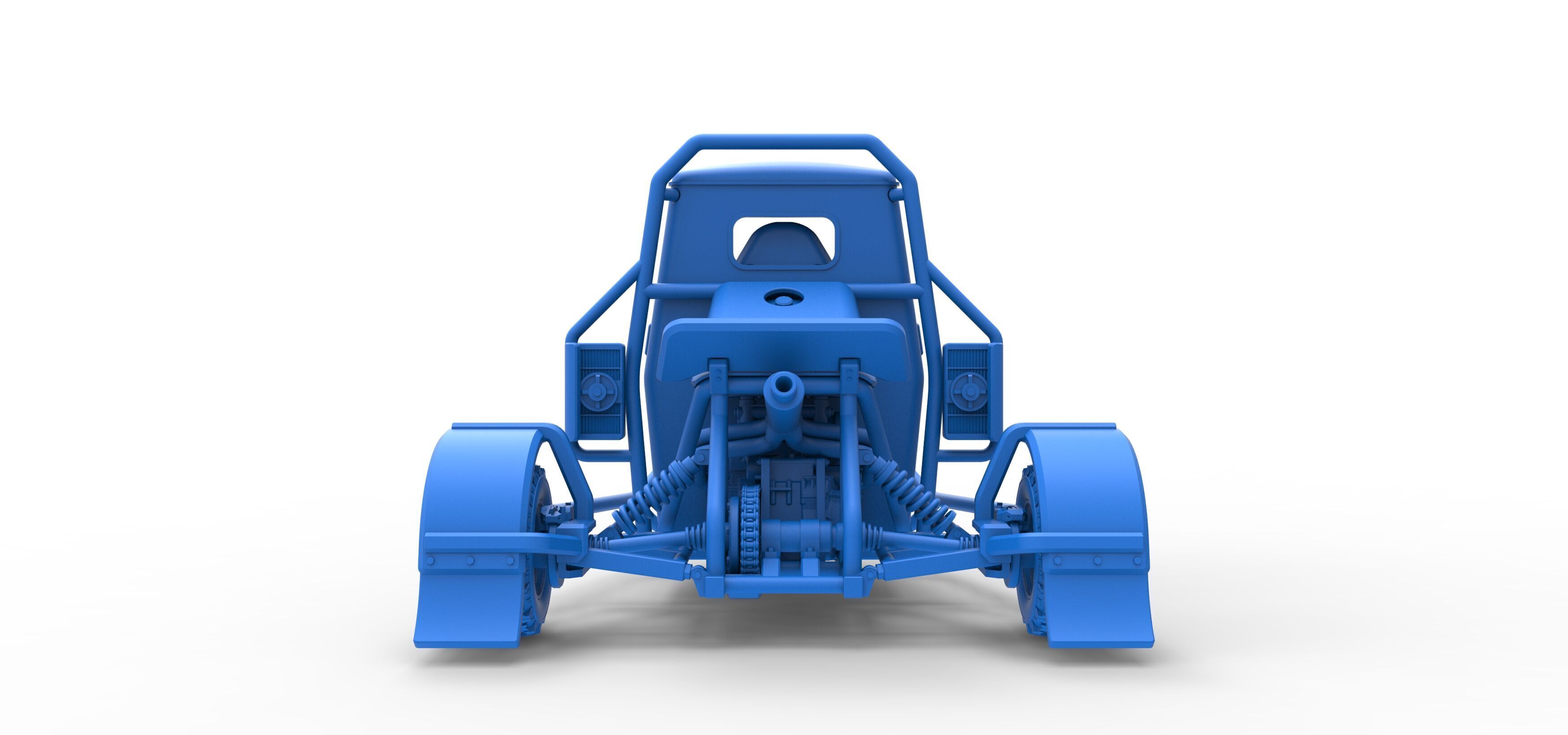 Ape car proto for dirt Scale 1 to 25 3D print model_36